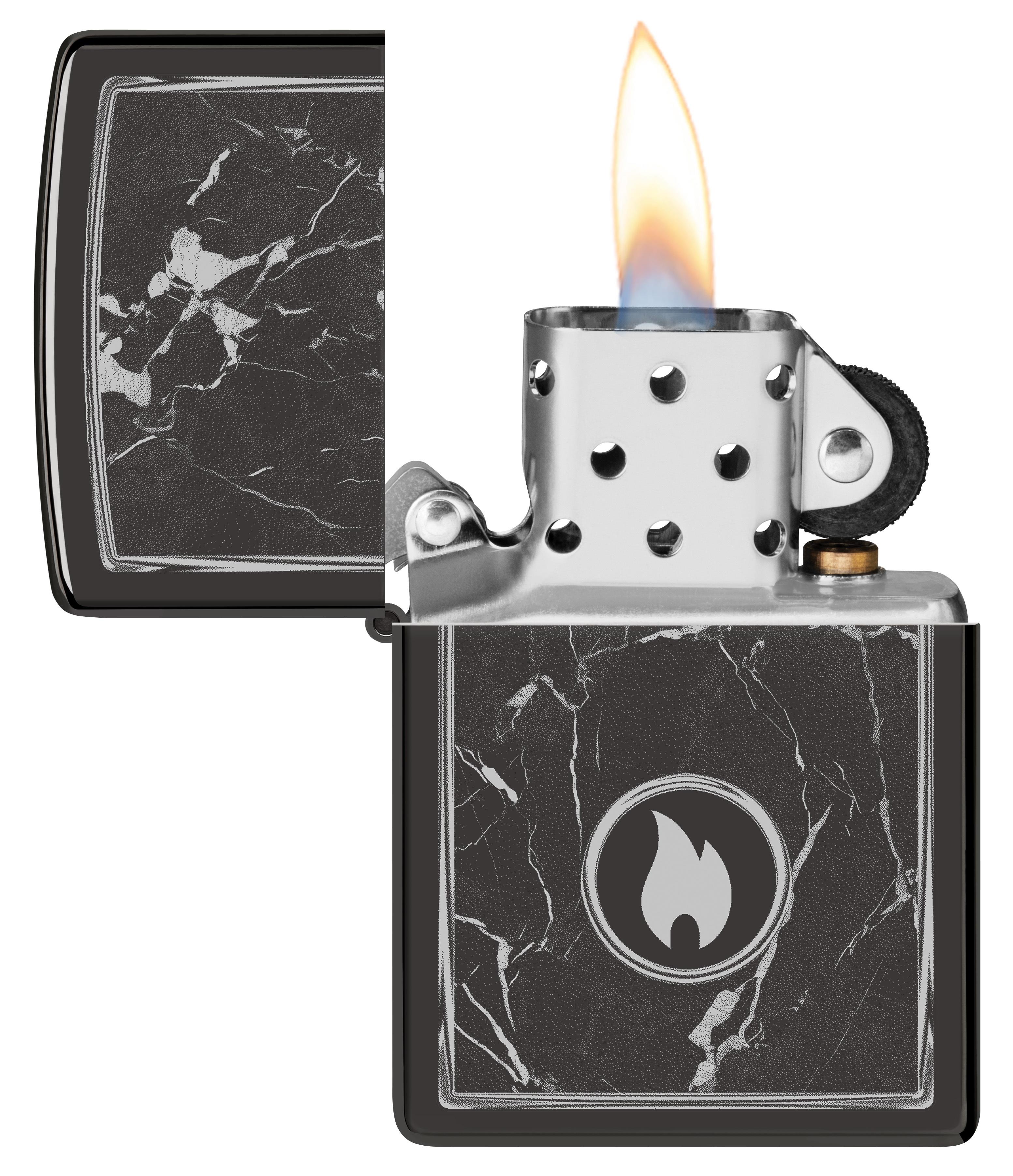 TR8494,Zippo Çakmak 24756 Marble Flame Design 46571-120472