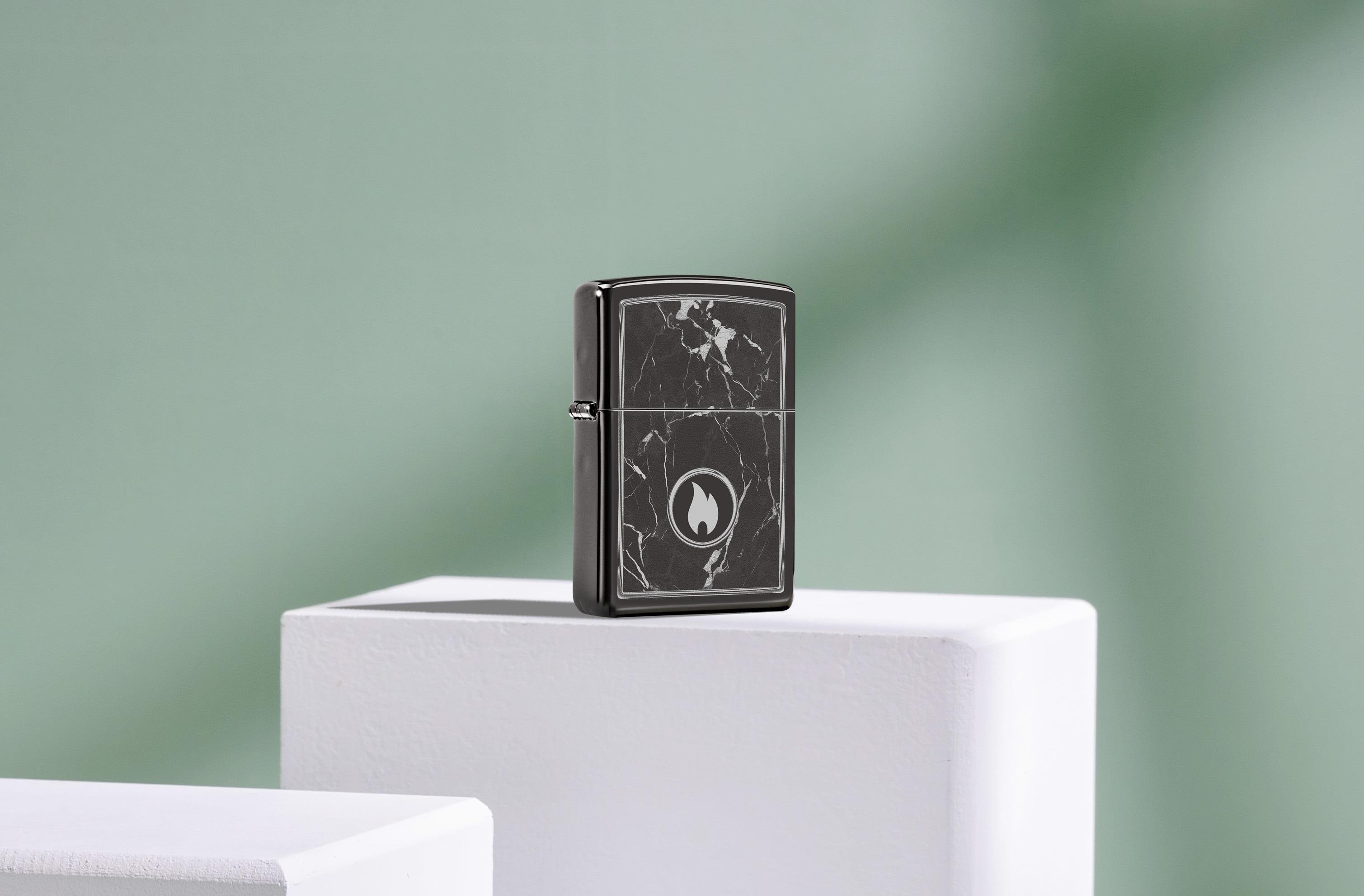 TR8494,Zippo Çakmak 24756 Marble Flame Design 46571-120472