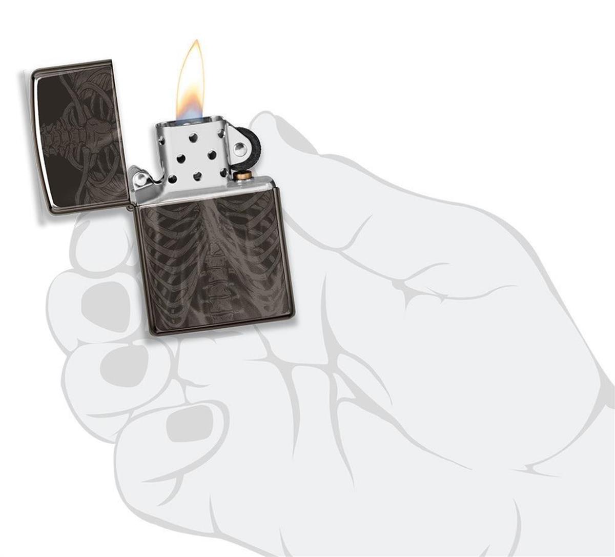 TR3293,Zippo Çakmak 24756 Rib Cage Design 24756-092123
