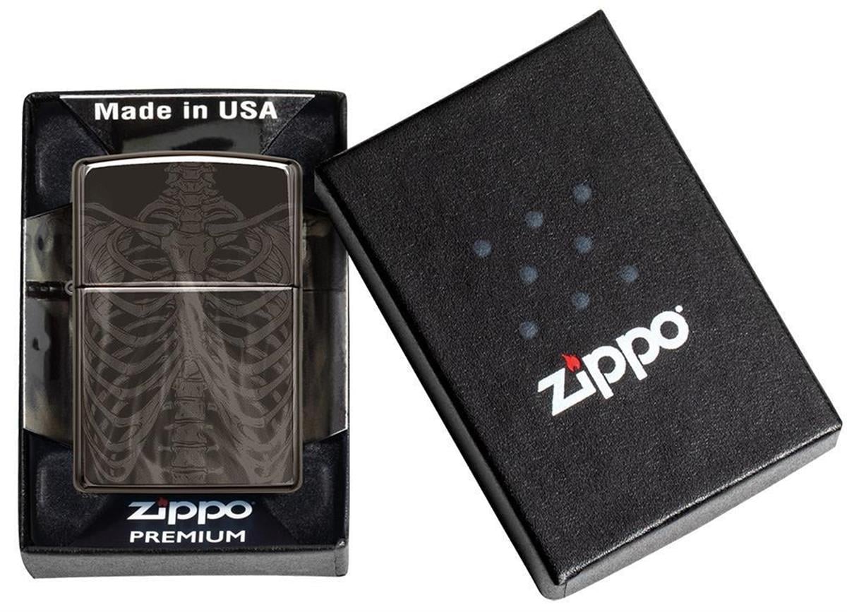 TR3293,Zippo Çakmak 24756 Rib Cage Design 24756-092123