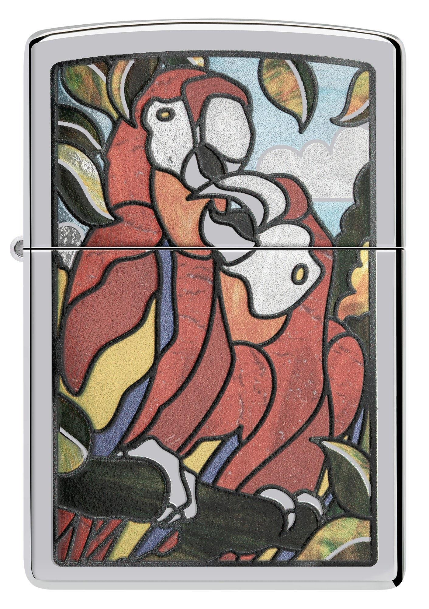TR8481,Zippo Çakmak 250 Parrot Design 46142-114554