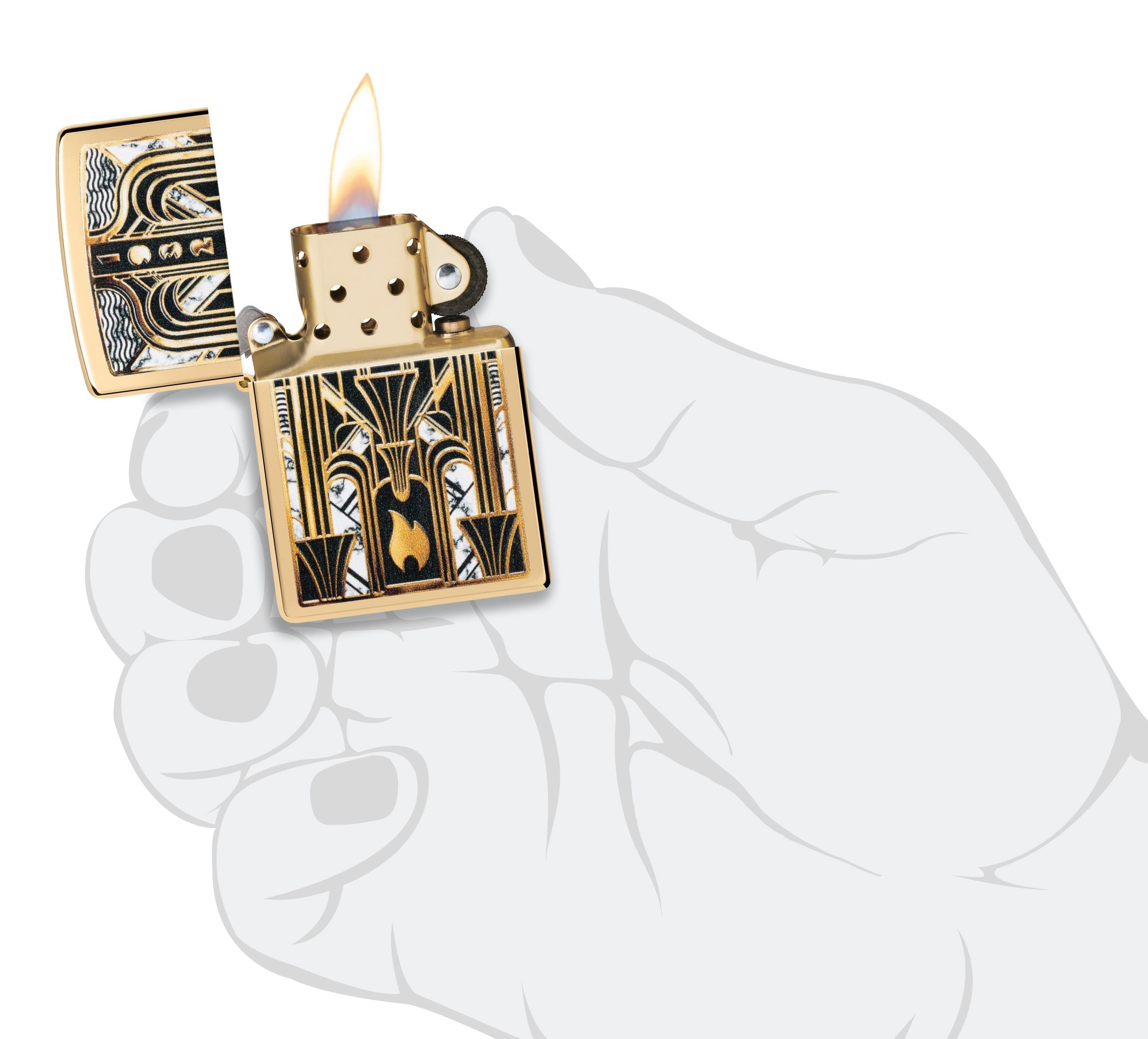 TR8513,Zippo Çakmak 254B 1932 Flame Design 46585-120481