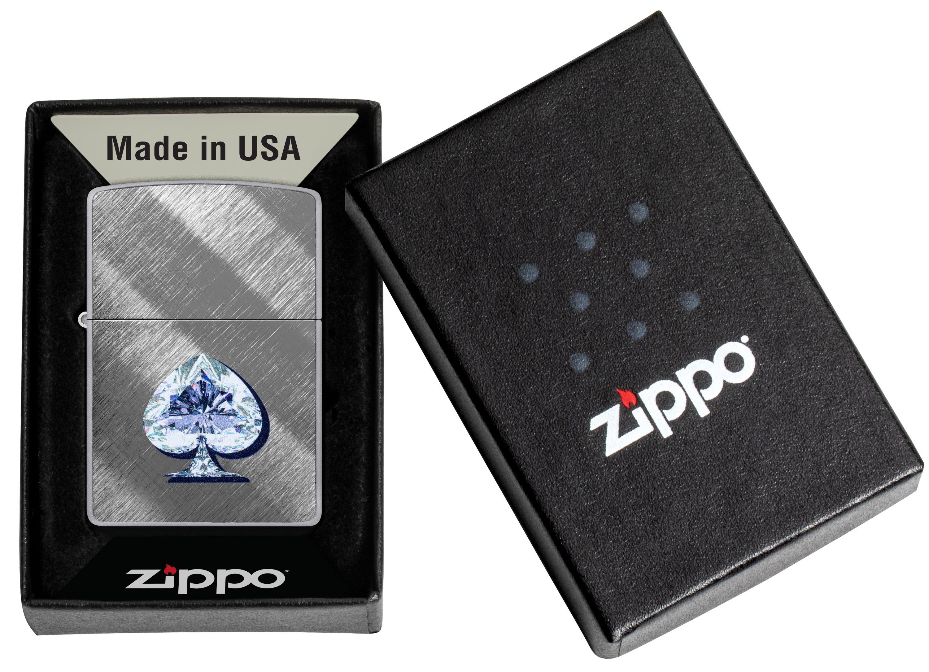 TR8523,Zippo Çakmak 28182 Ace Of Spades Diamond Design 46472-121926