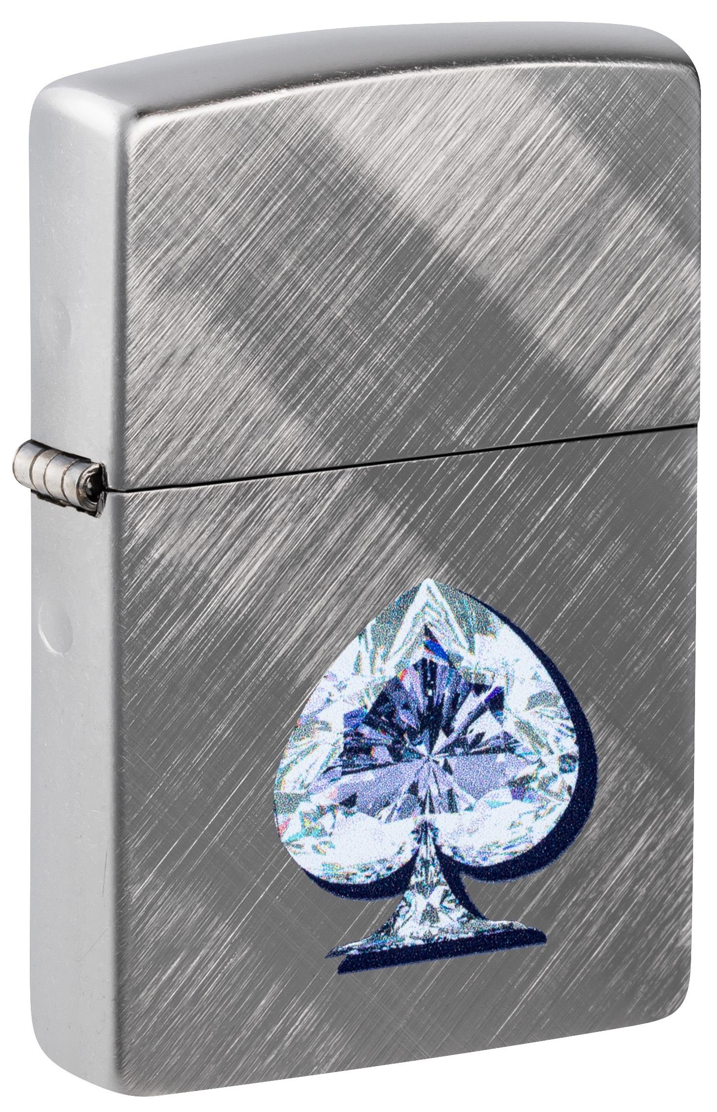 TR8523,Zippo Çakmak 28182 Ace Of Spades Diamond Design 46472-121926