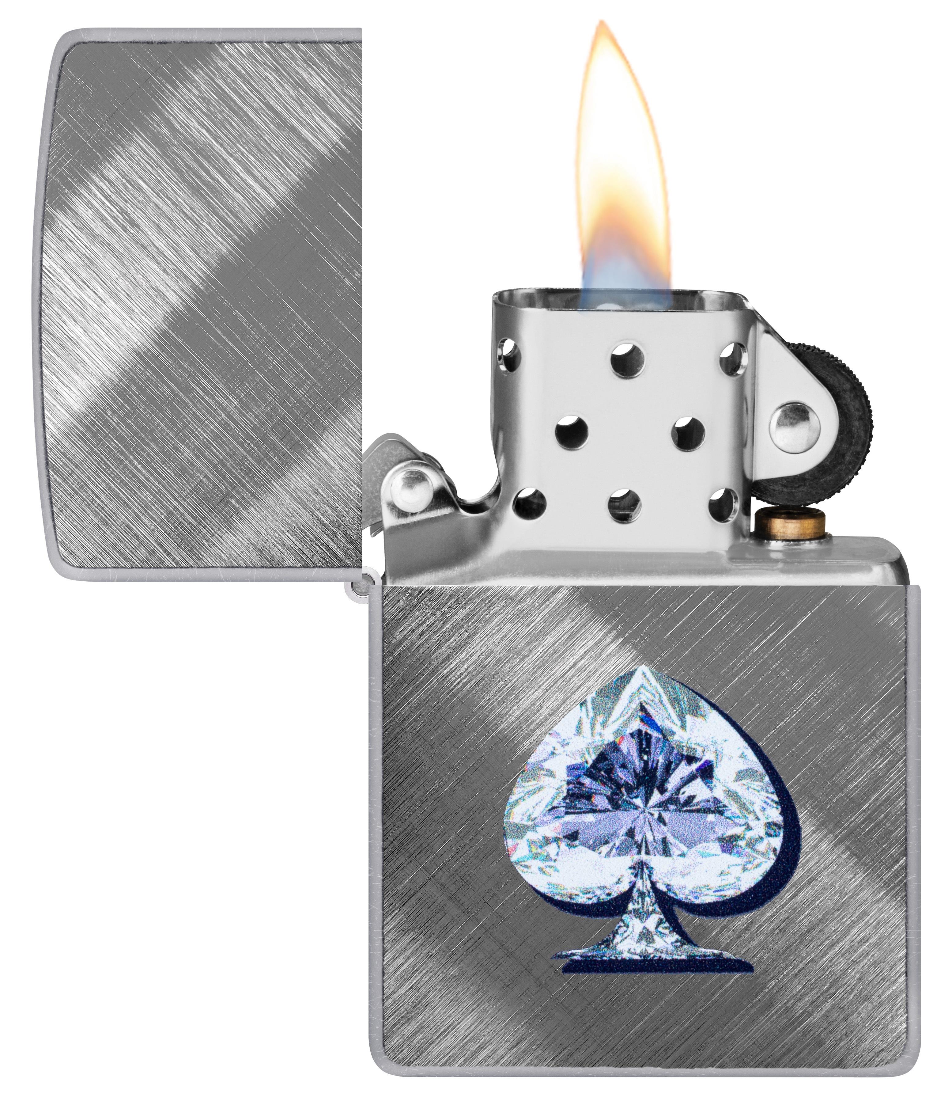 TR8523,Zippo Çakmak 28182 Ace Of Spades Diamond Design 46472-121926