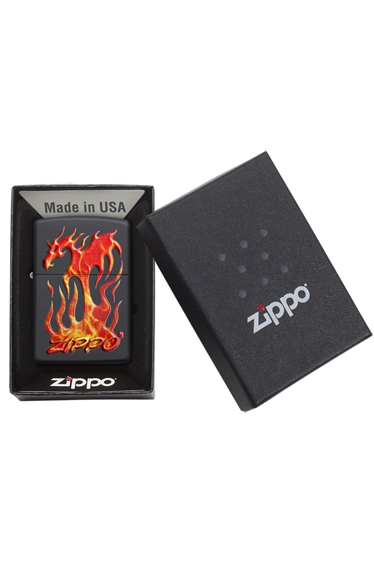 TR4739,Zippo Çakmak 29735-067267 Zippo Flaming Dragon Design