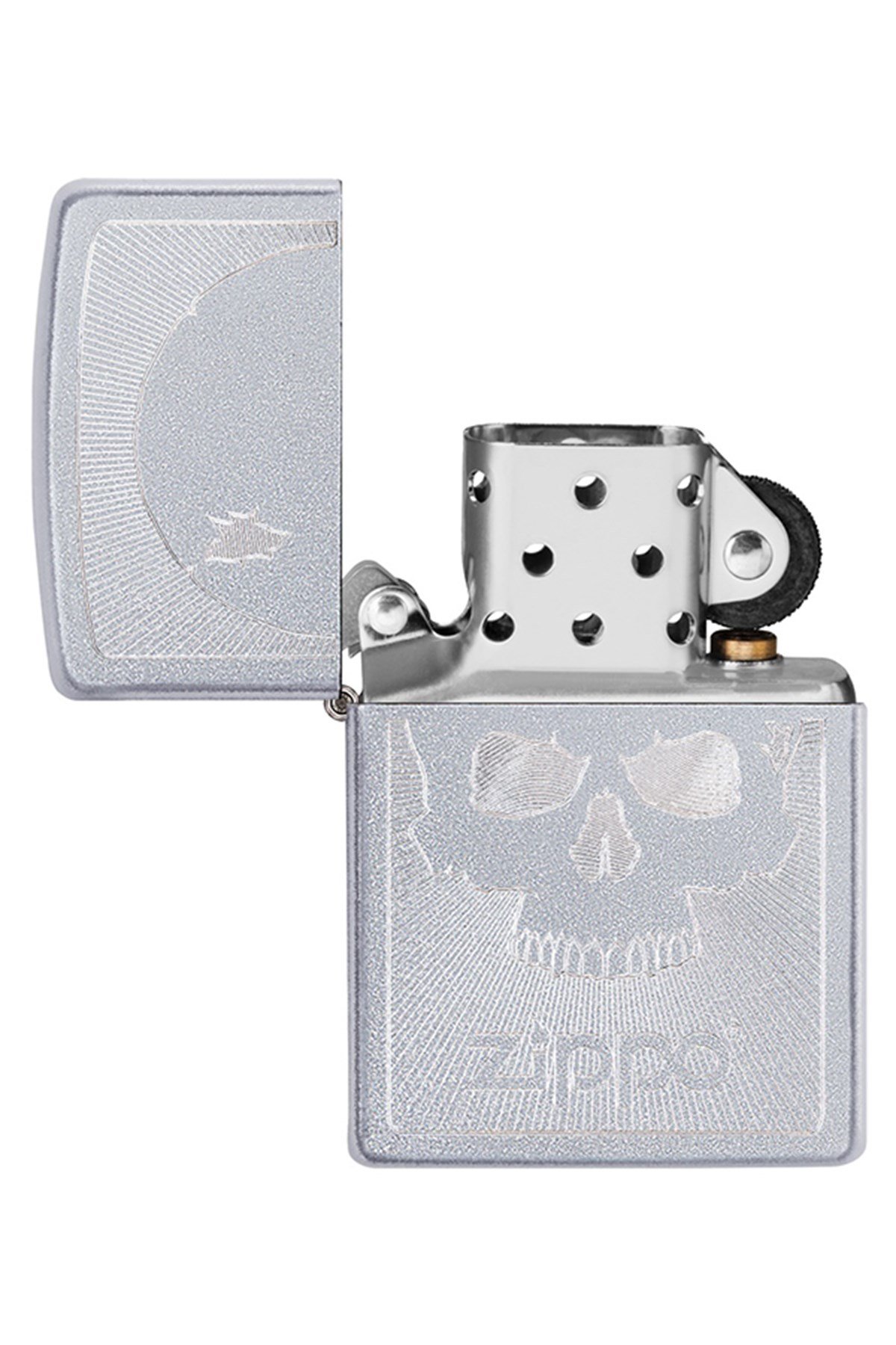 TR4409,Zippo Çakmak 29858-069952 Skull With Lines 1