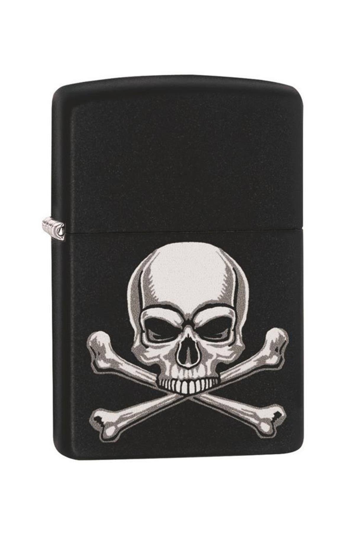 TR5455,Zippo Çakmak 29917-071733 218 Pf19 Skull Crossbones Design