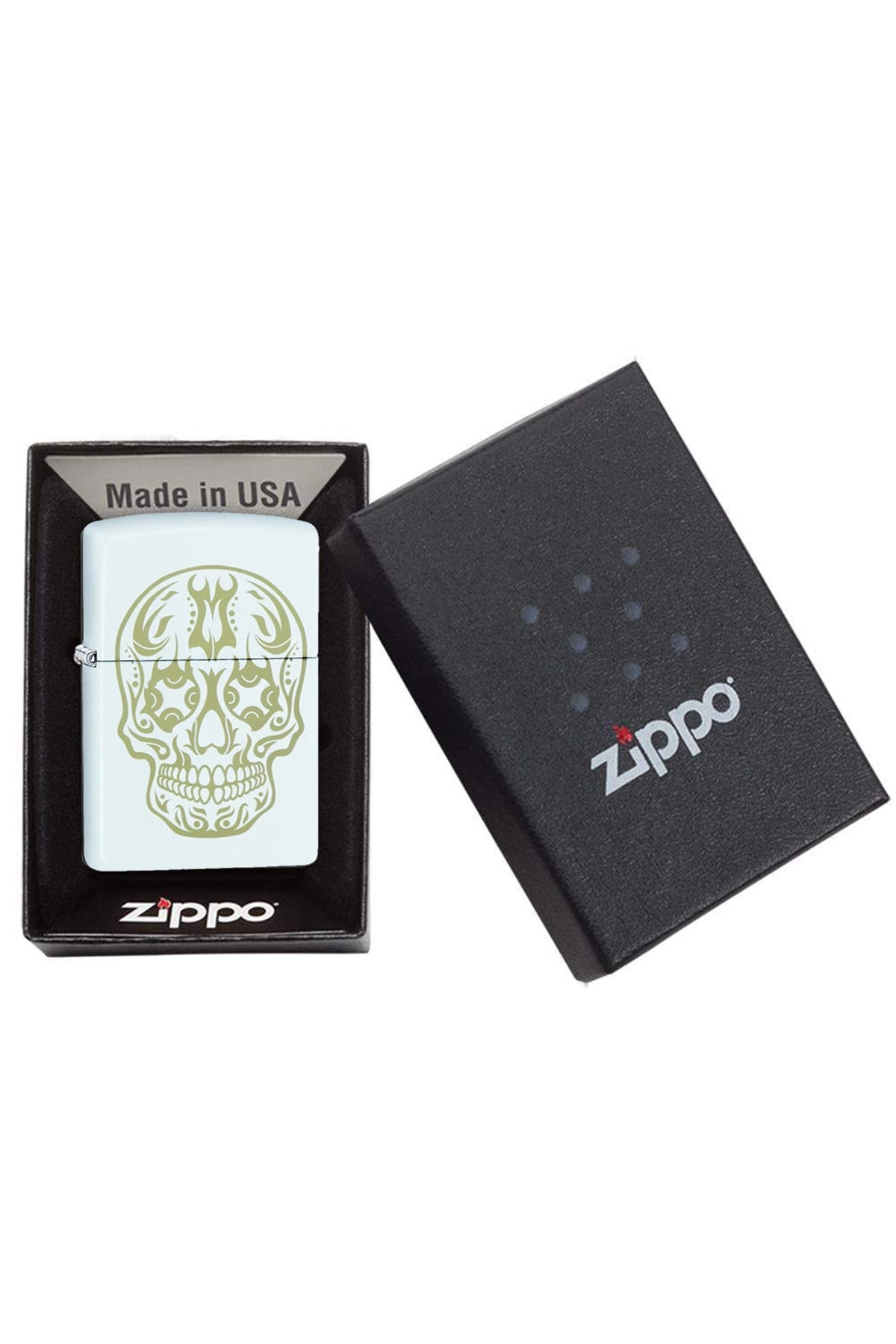TR4747,Zippo Çakmak 29922-071742 Sugar Skull Design