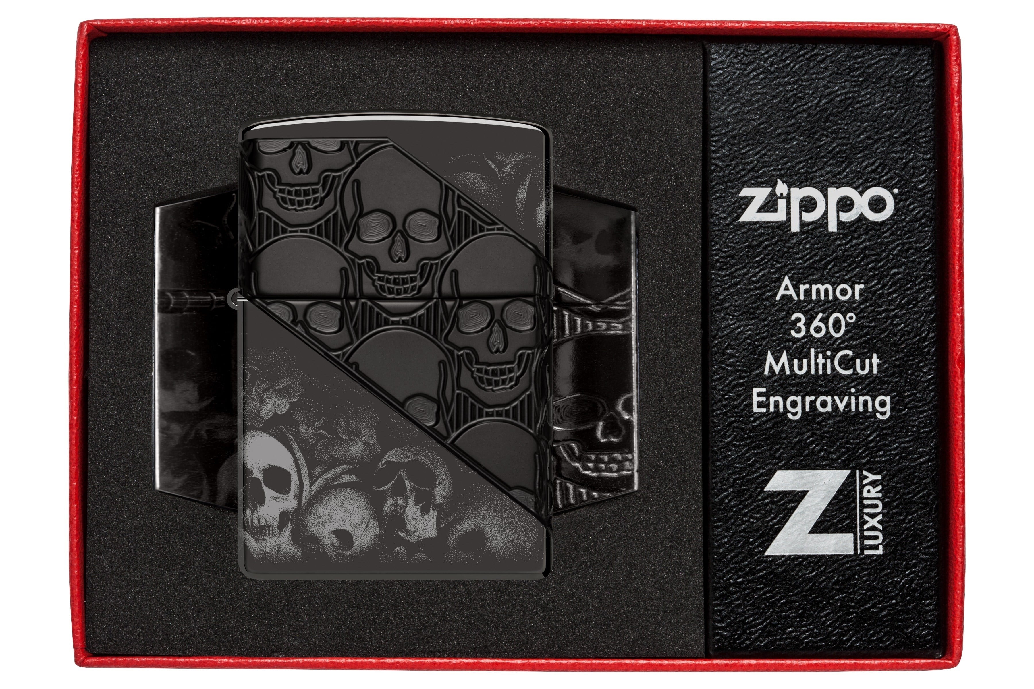 ZP1001,Zippo Çakmak 46362 Skulls Design 46751-119955