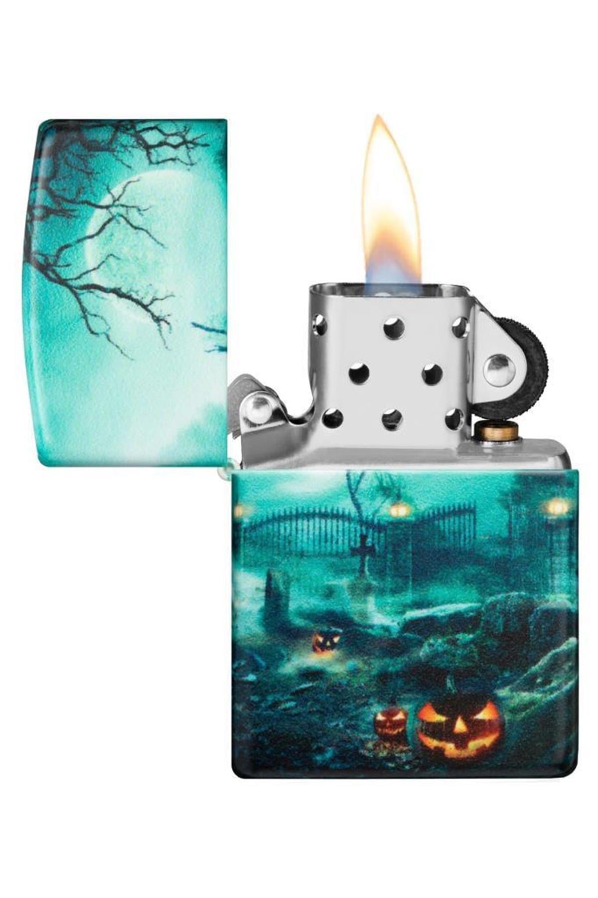TR5384,Zippo Çakmak 48389-099452 49352 Horror Goth Design