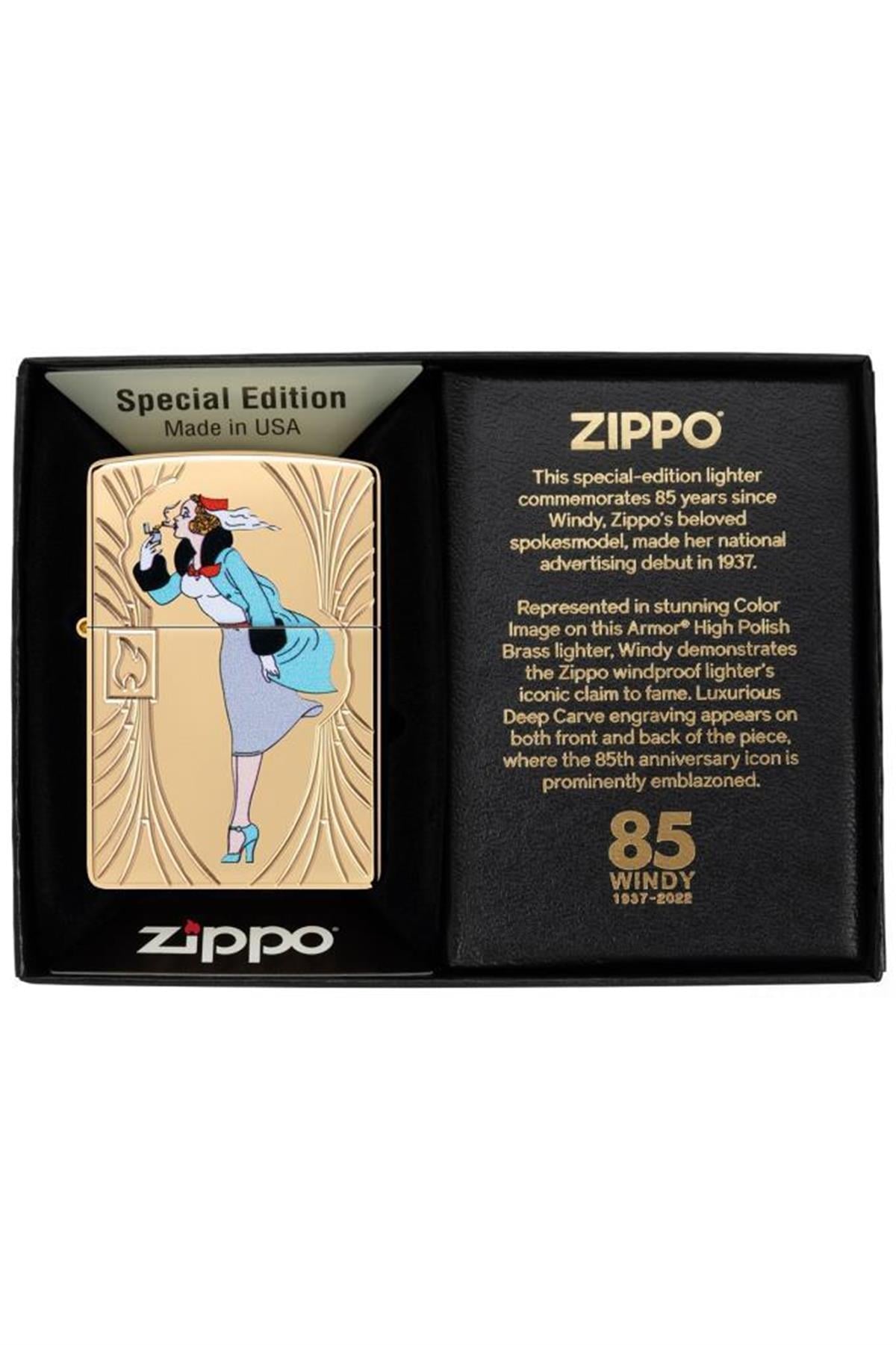 TR5508,Zippo Çakmak 48413-000004 85Th Anniversary Windy Ltr