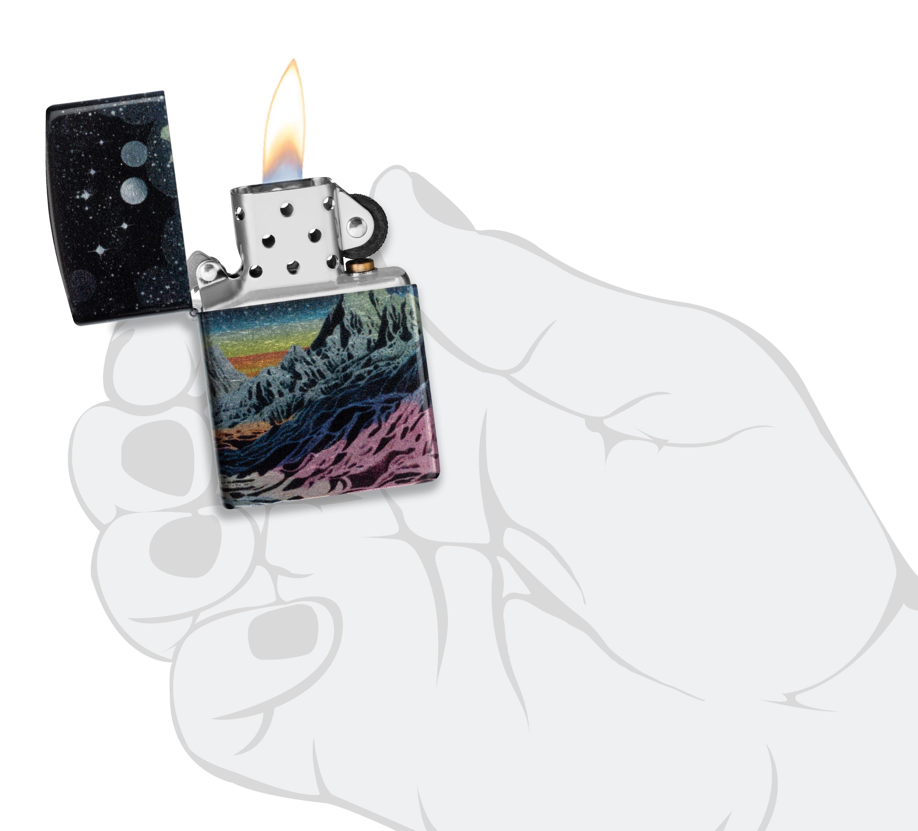 TR8508,Zippo Çakmak 48459 Space In Color Design 46432-119874