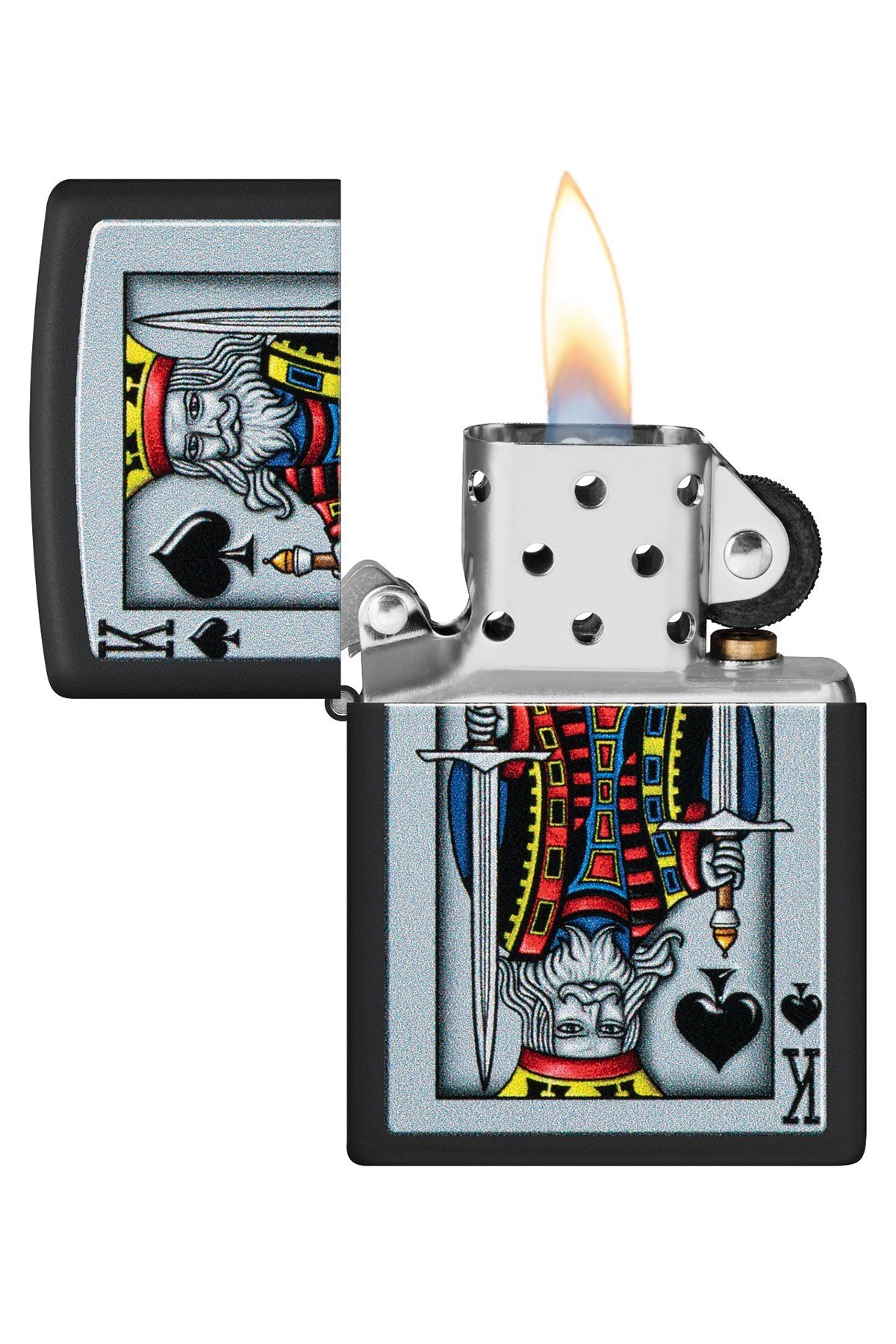 TR4748,Zippo Çakmak 48488-100053 King Of Spades Design