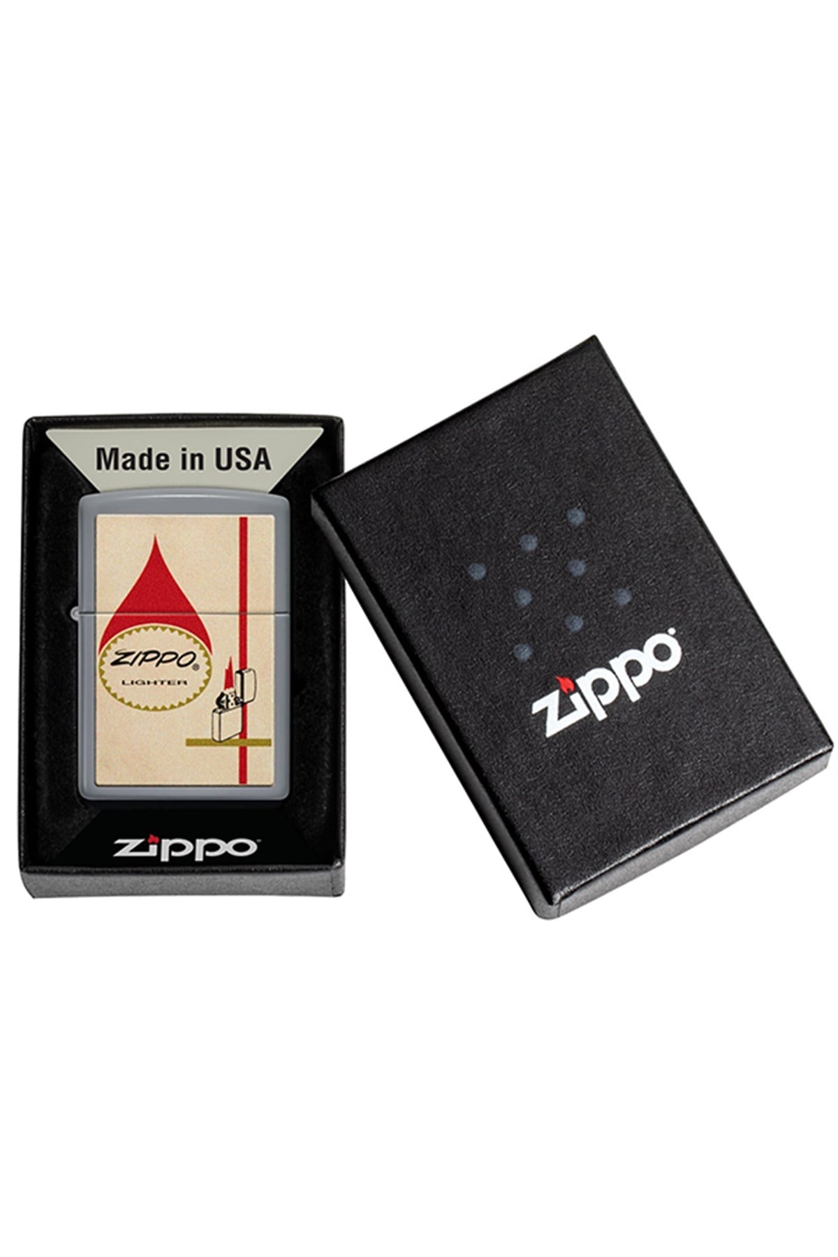 TR4881,Zippo Çakmak 48496-100083 Flat Grey 49452 2022Pff Zippo Design