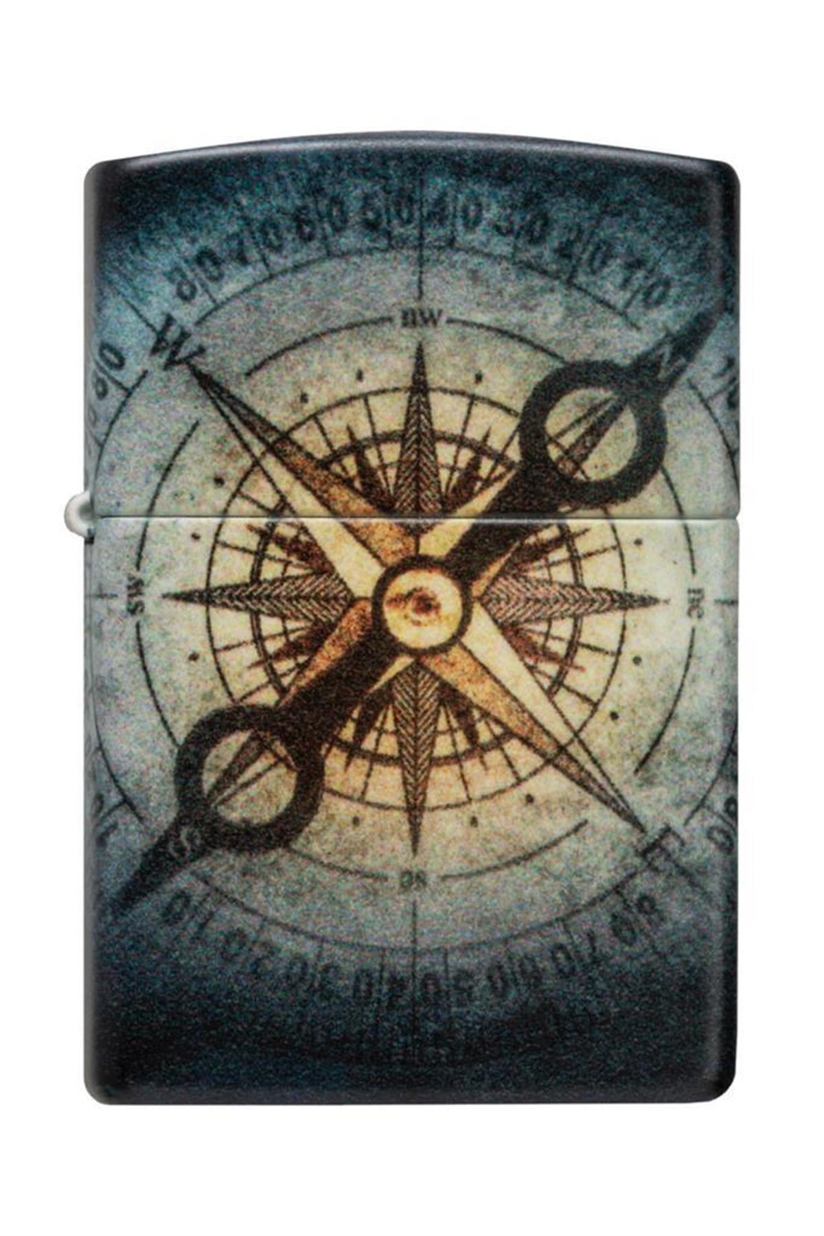 TR5437,Zippo Çakmak 48562-103344 49193 Compass Ghost Design
