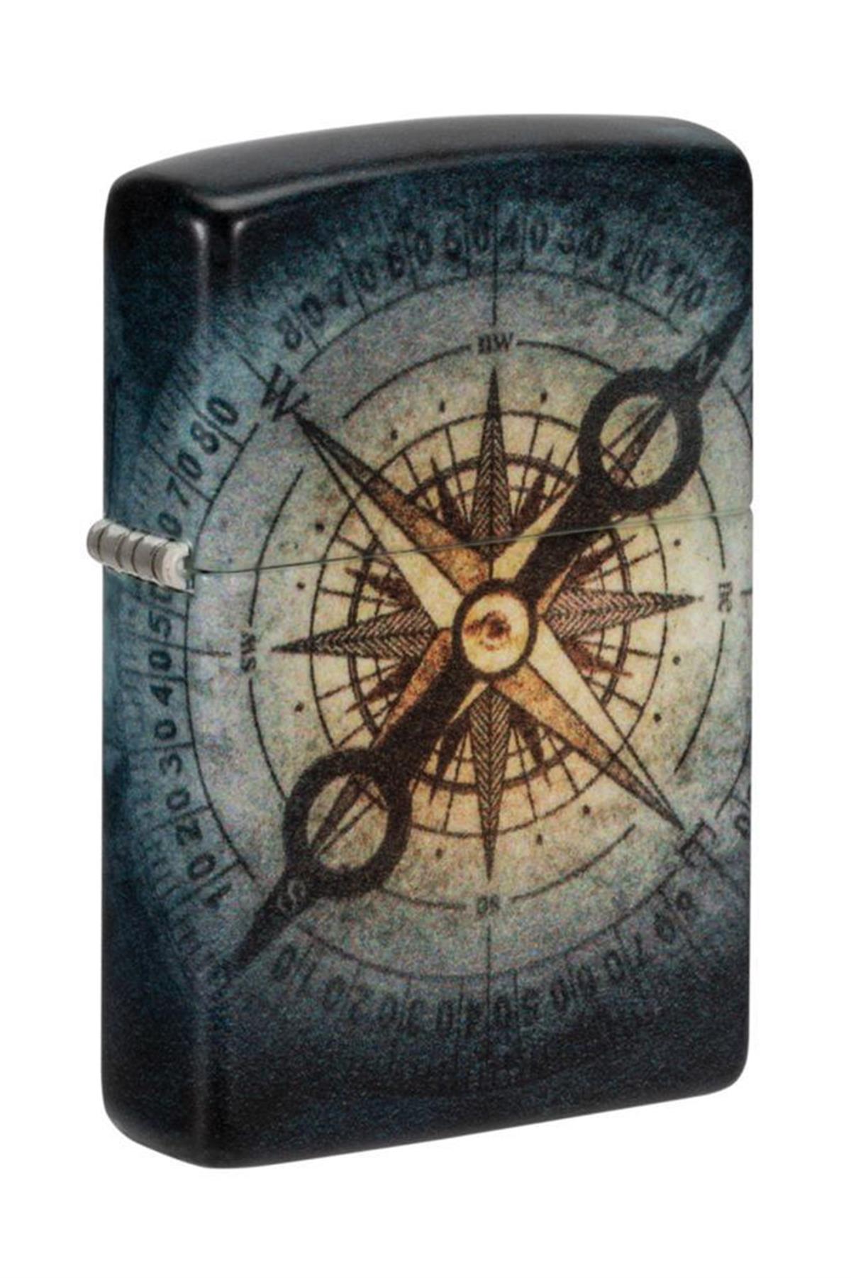 TR5437,Zippo Çakmak 48562-103344 49193 Compass Ghost Design