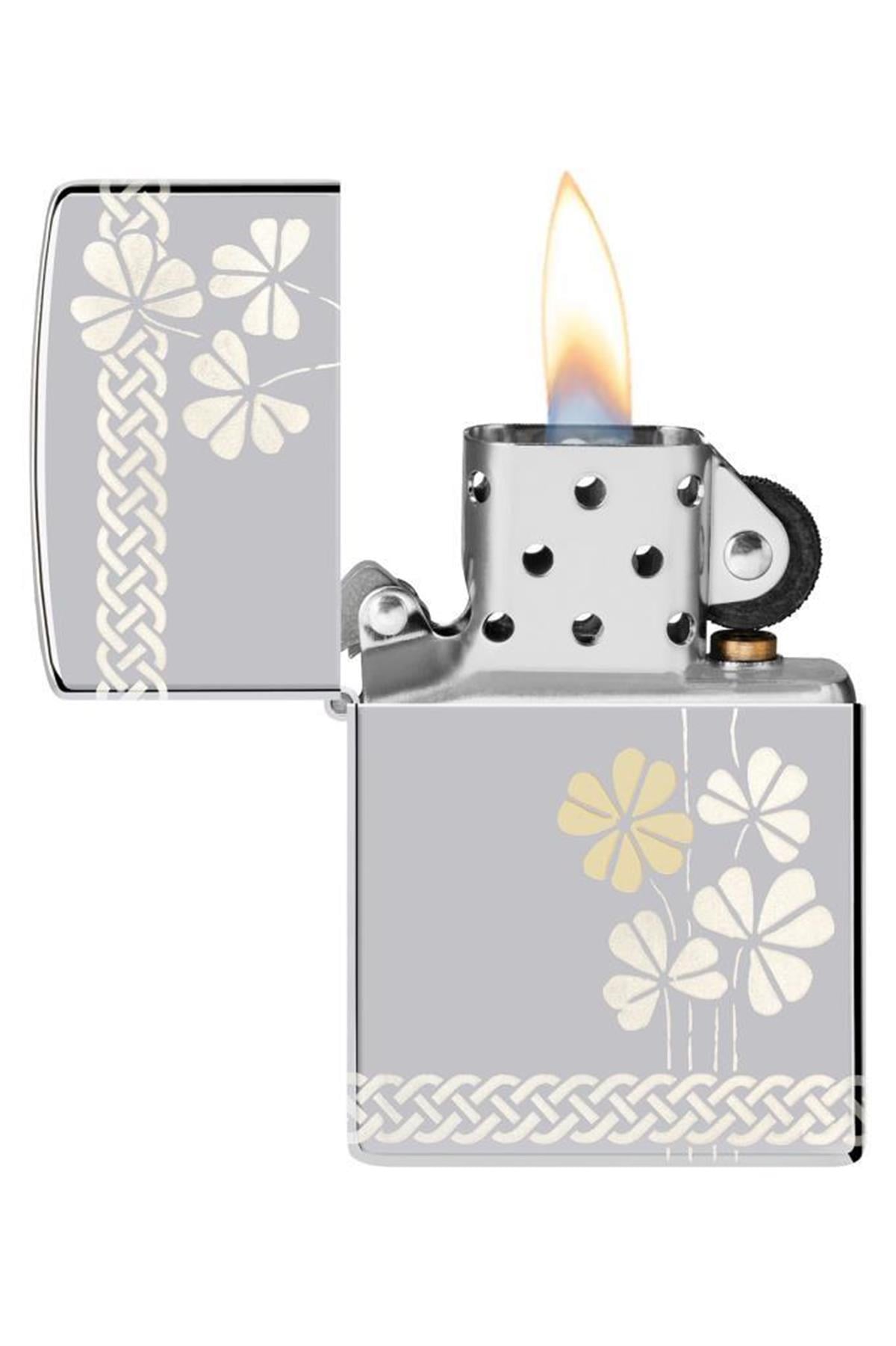 TR5501,Zippo Çakmak 48586-103658 Clover Design