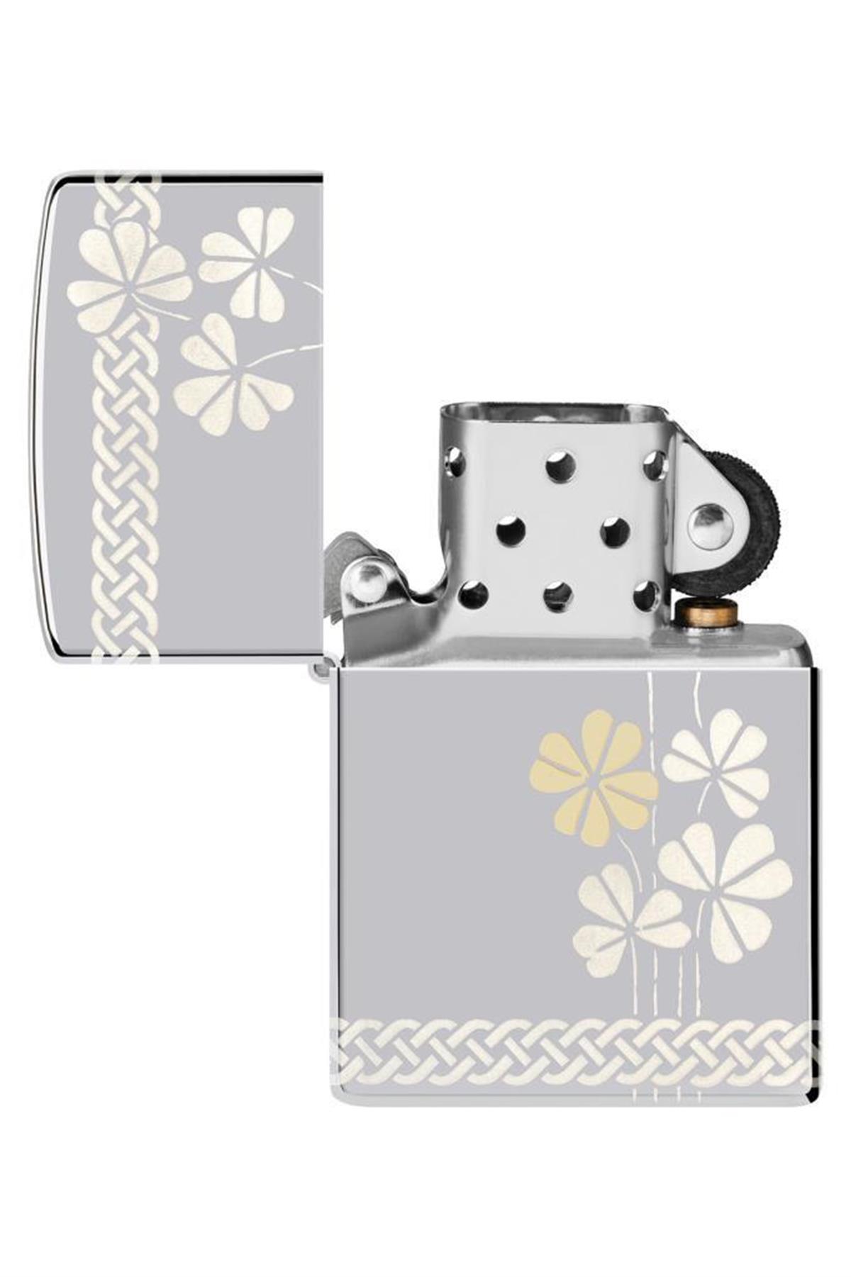 TR5501,Zippo Çakmak 48586-103658 Clover Design
