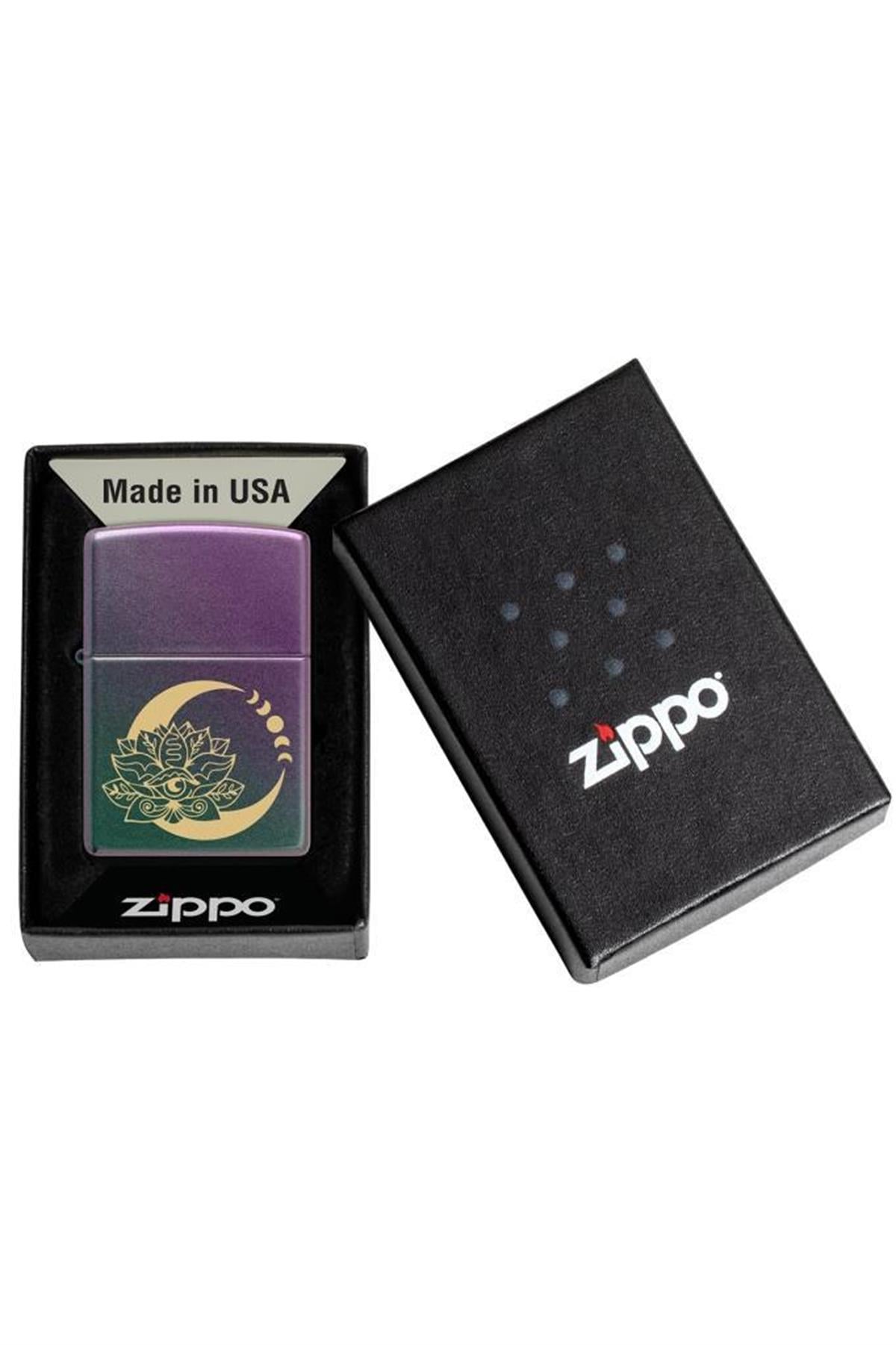 TR5431,Zippo Çakmak 48587-103660 49146 Lotus Moon Design