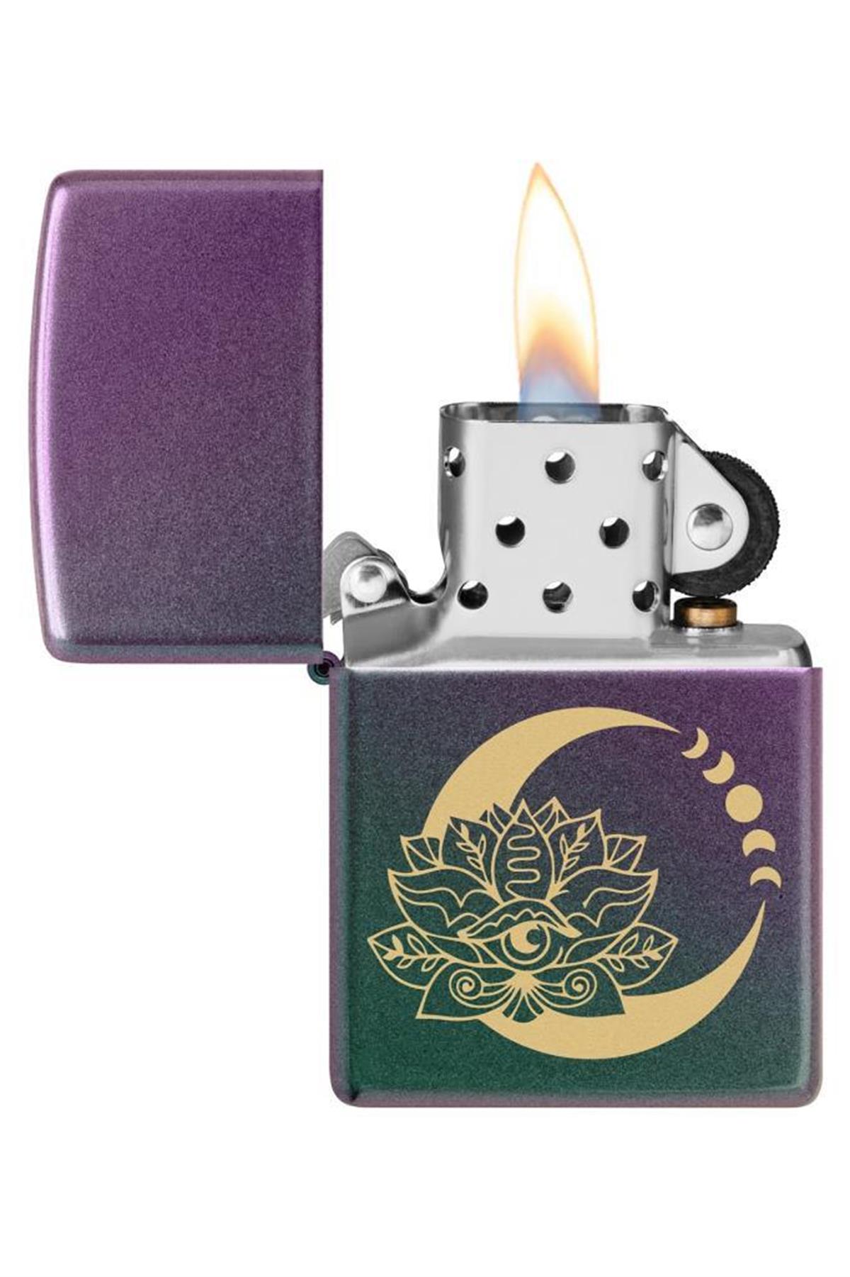 TR5431,Zippo Çakmak 48587-103660 49146 Lotus Moon Design