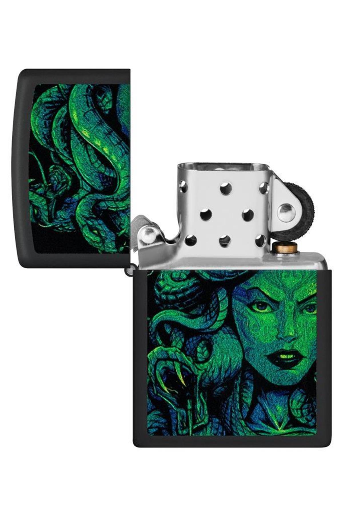 TR5442,Zippo Çakmak 48609-103619 218 Medusa Design