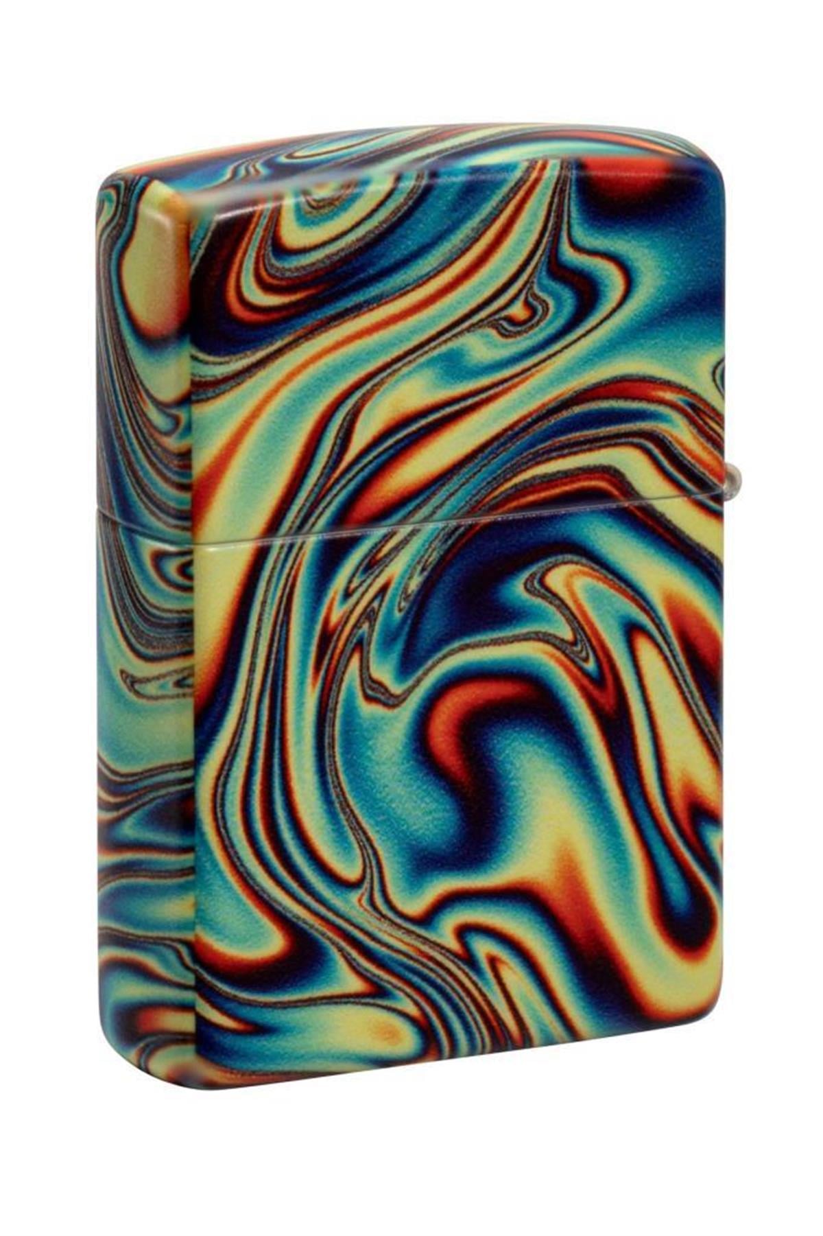 TR5380,Zippo Çakmak 48612-103369 49193 Colorful Swirl Pattern