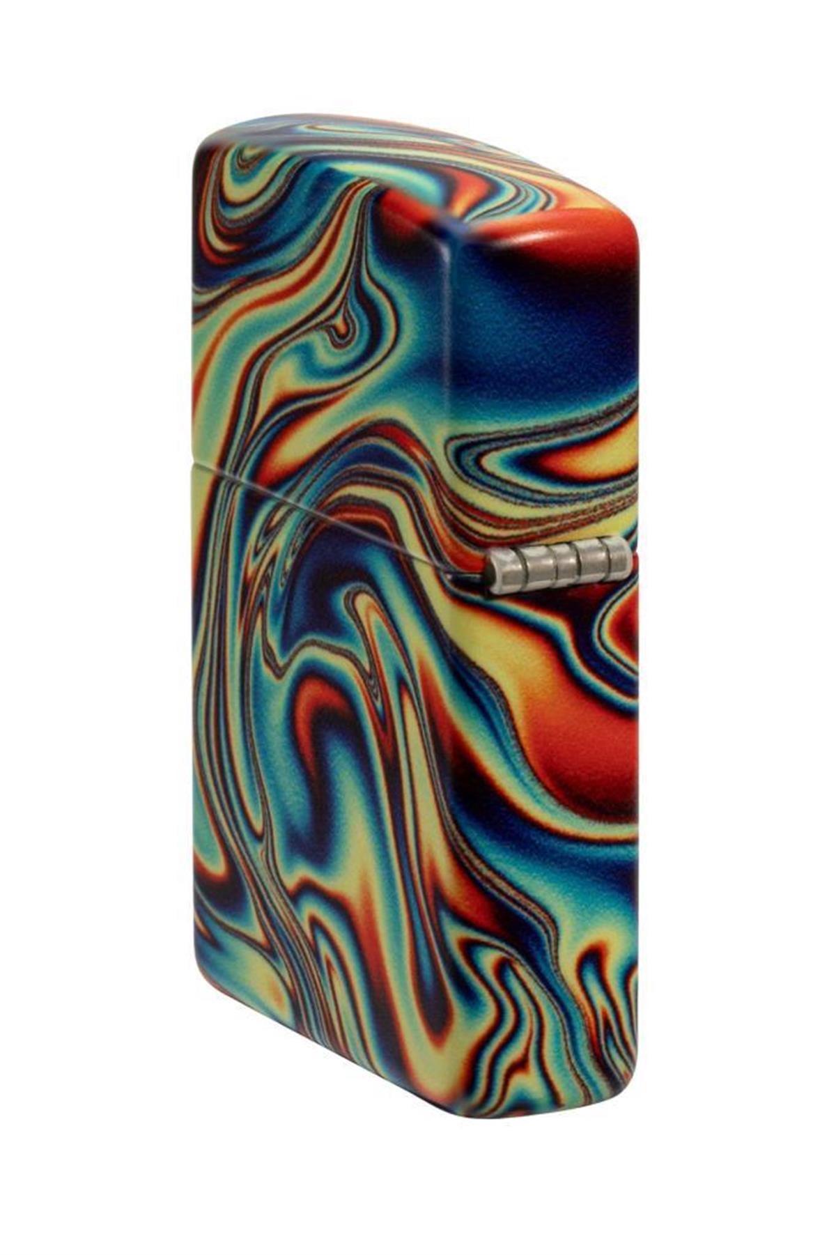 TR5380,Zippo Çakmak 48612-103369 49193 Colorful Swirl Pattern