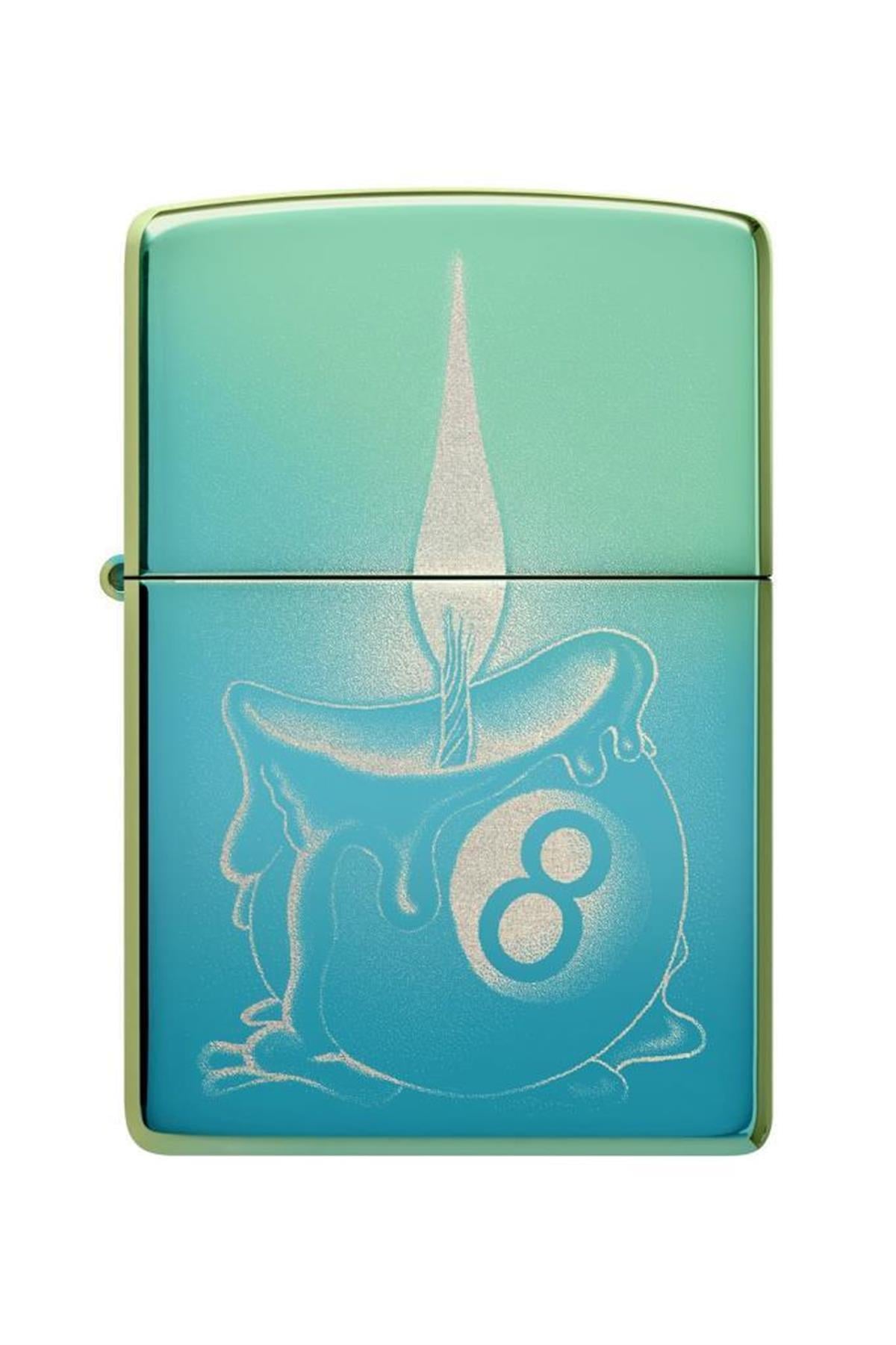 TR5341,Zippo Çakmak 48615-103470 49191 Eight Ball Tattoo Design