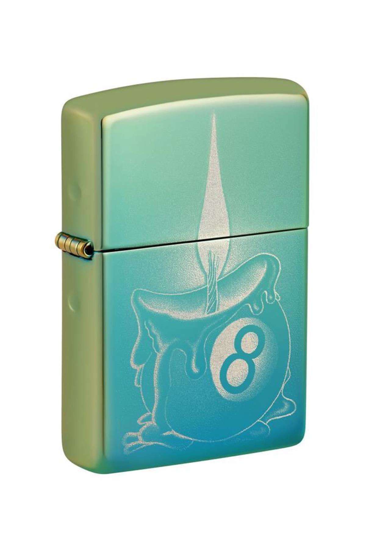 TR5341,Zippo Çakmak 48615-103470 49191 Eight Ball Tattoo Design