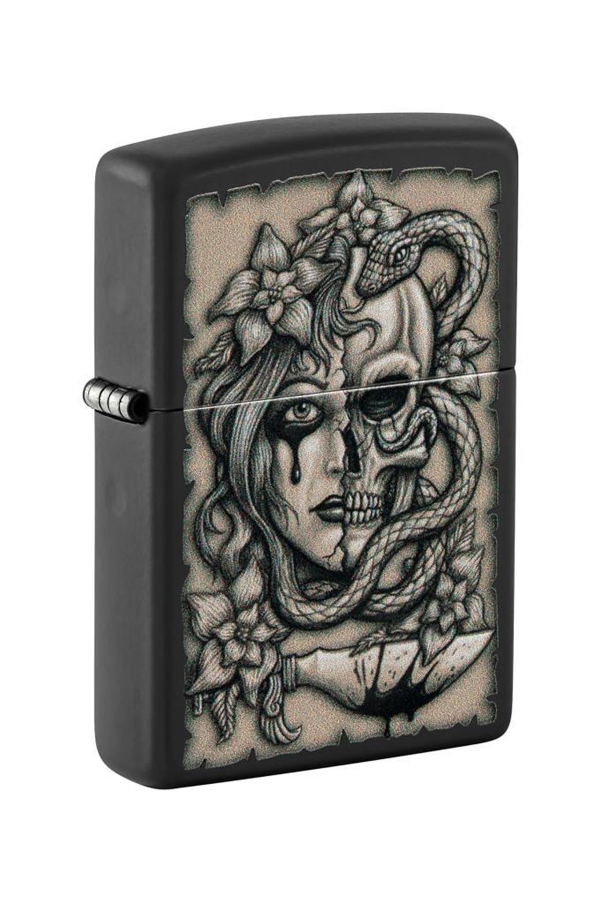 TR5446,Zippo Çakmak 48616-103657 218 Gory Tattoo Design