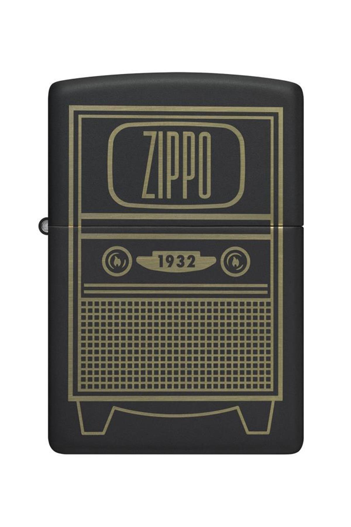 TR5443,Zippo Çakmak 48619-103614 218 Zippo Vintage Tv Design