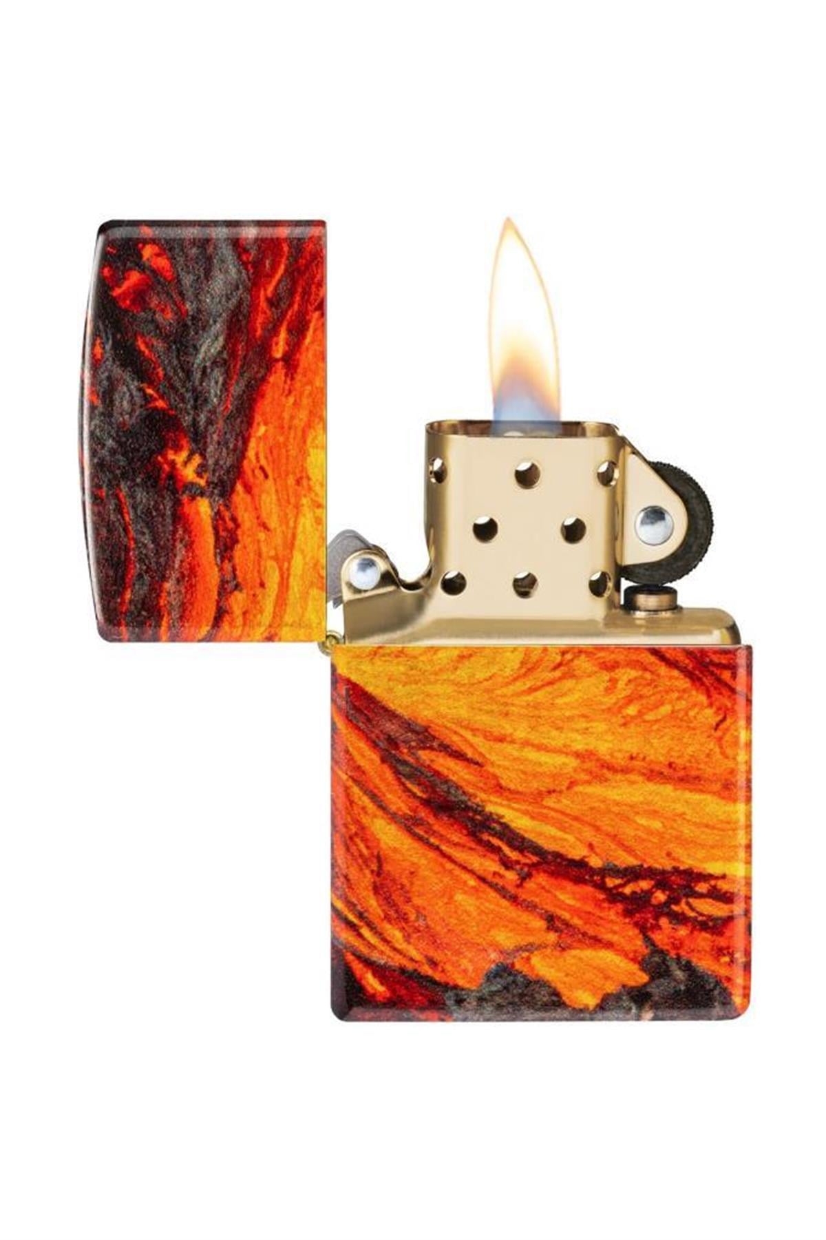 TR5387,Zippo Çakmak 48622-103371 48458 Lava Flow Design