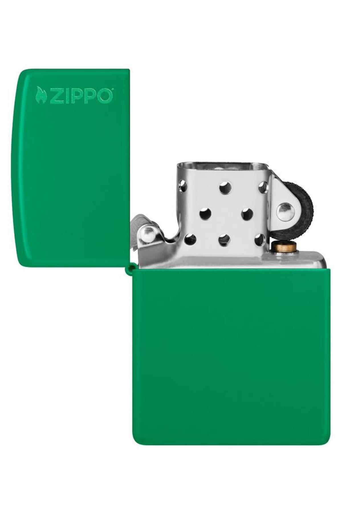 TR5434,Zippo Çakmak 48629ZL-103376 48629 Grass Green Zippo Logo