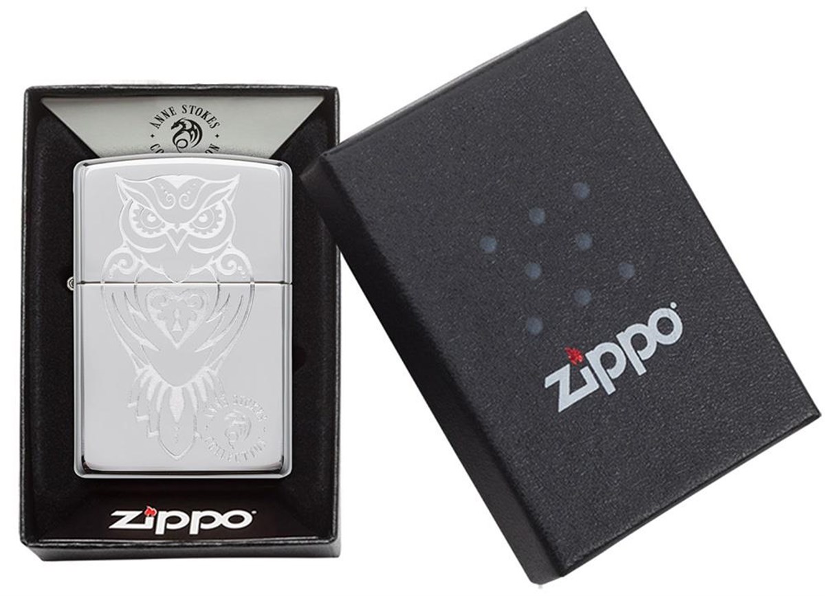 TR4208,Zippo Çakmak 49101-078882 ANNE STOKES COLLECTION