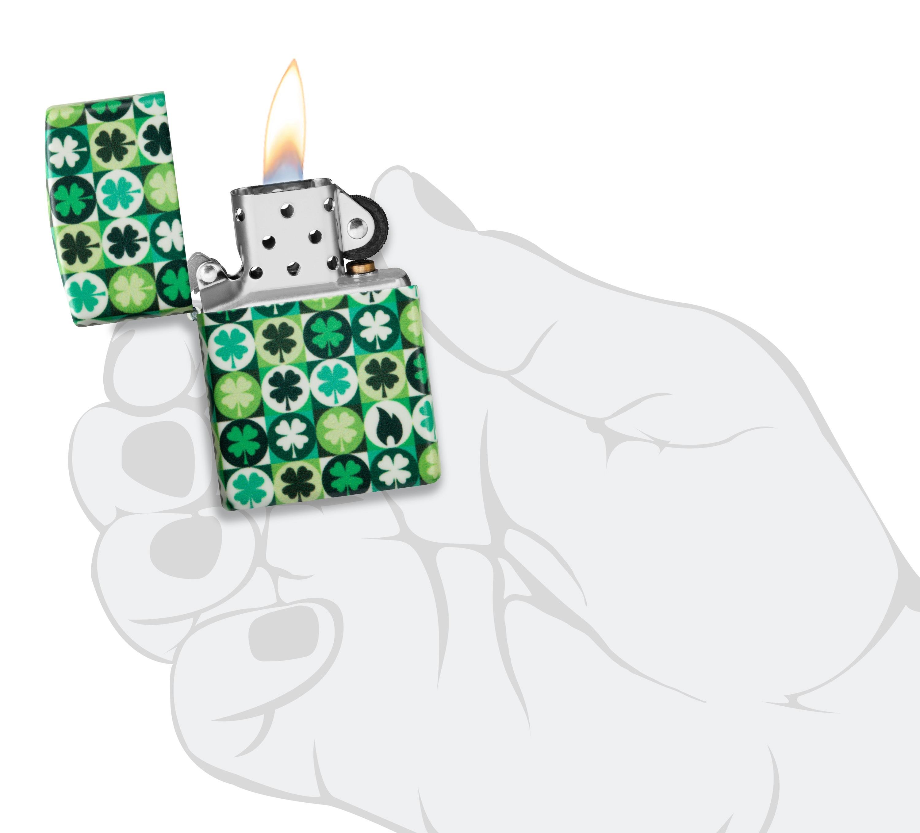 TR8498,Zippo Çakmak 49193 Clover Design 46015-112113