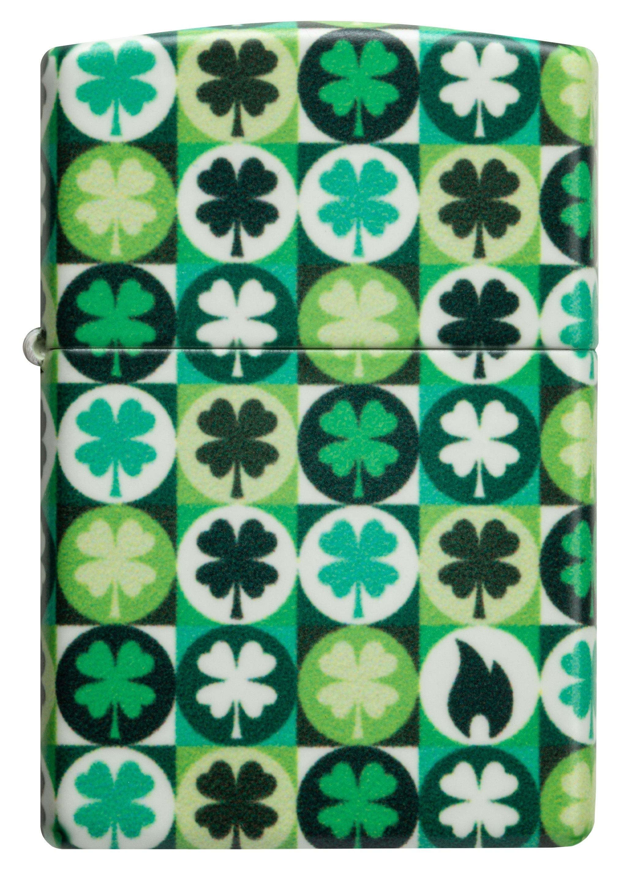 TR8498,Zippo Çakmak 49193 Clover Design 46015-112113