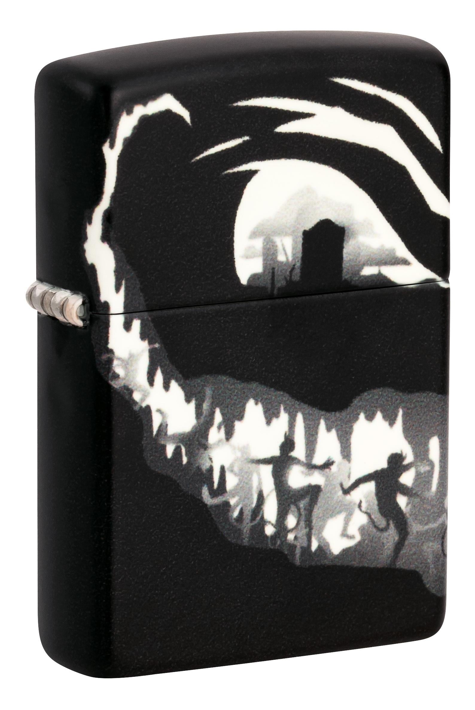 TR8544,Zippo Çakmak 49193 Grinning Pumpkin Design 46268-117309