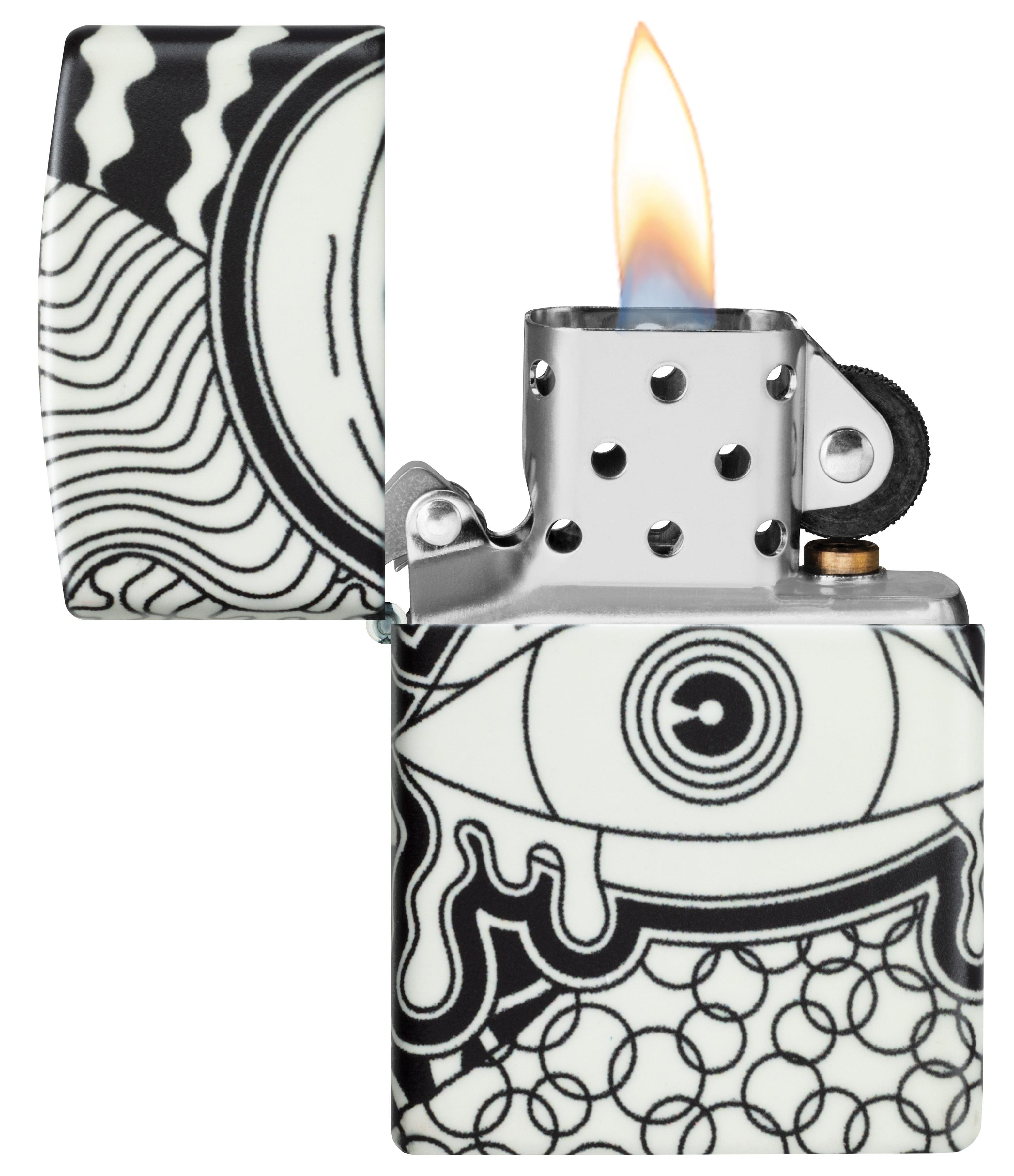 TR8478,Zippo Çakmak 49193 Psychedelic Eye Design 46428-120508