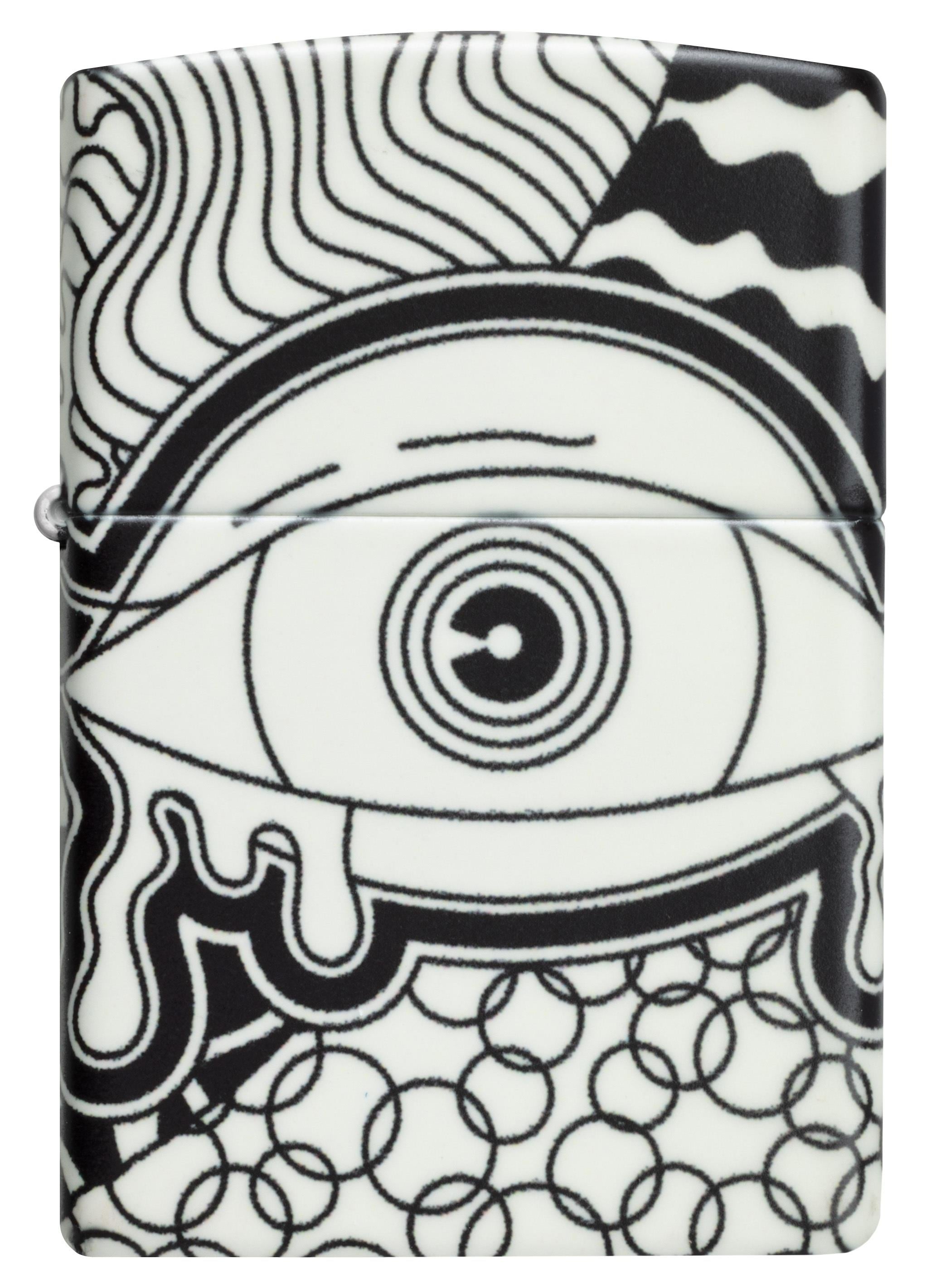TR8478,Zippo Çakmak 49193 Psychedelic Eye Design 46428-120508