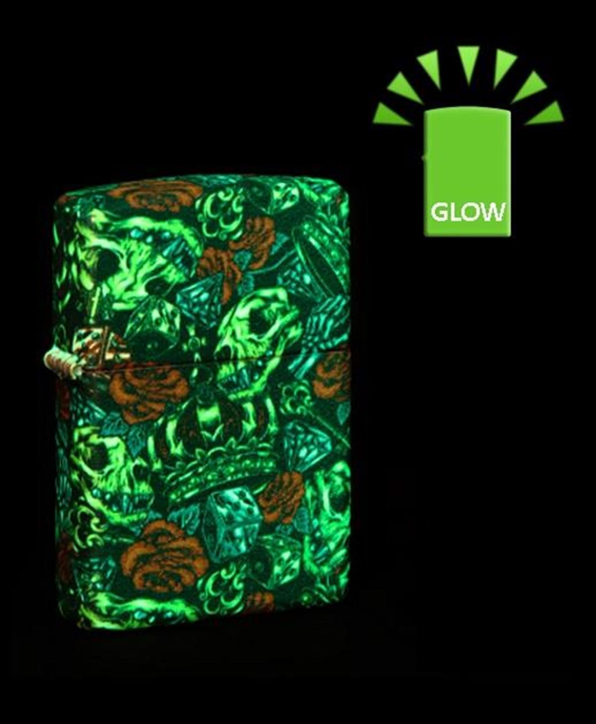 TR4007,Zippo Çakmak 49193 Skull Crown Design 49696-090641
