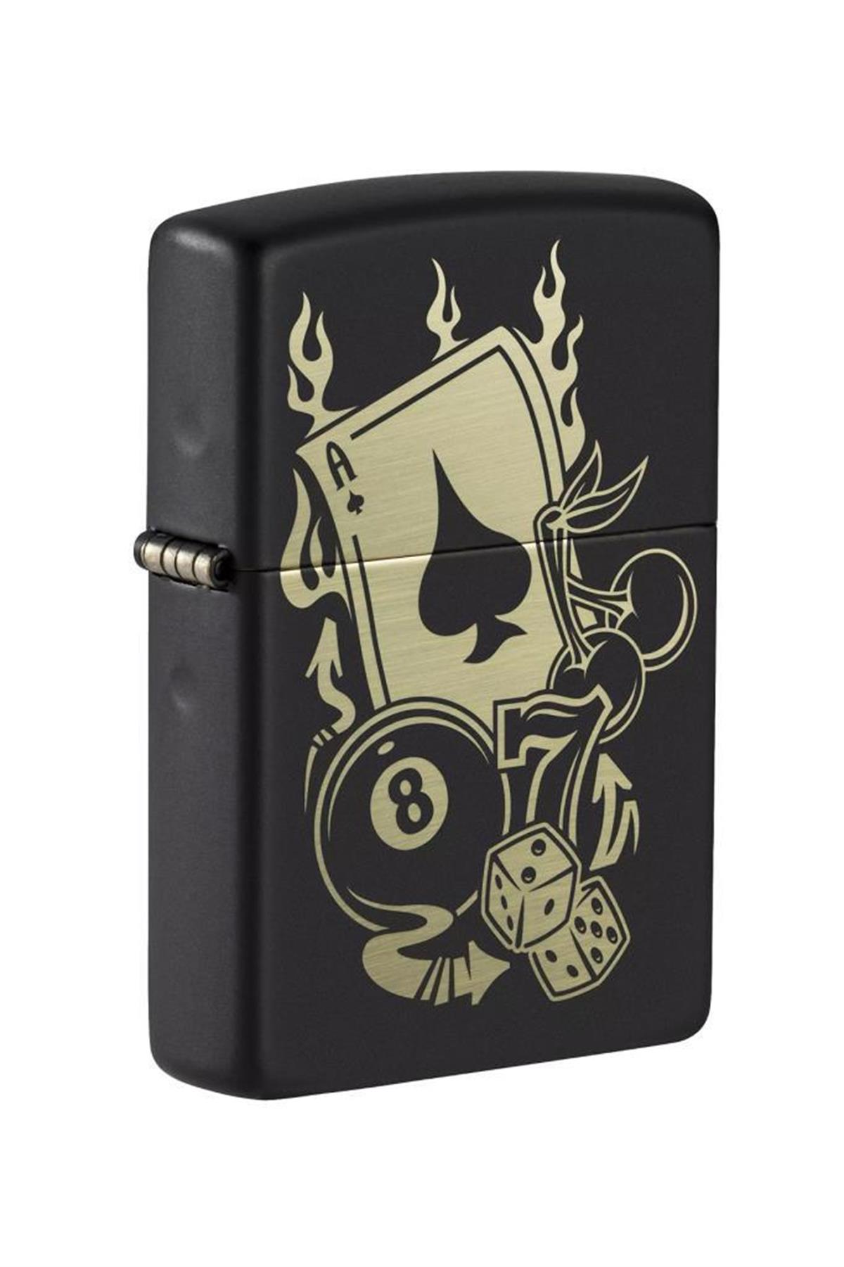 TR5312,Zippo Çakmak 49257-083354 218 Gambling Design