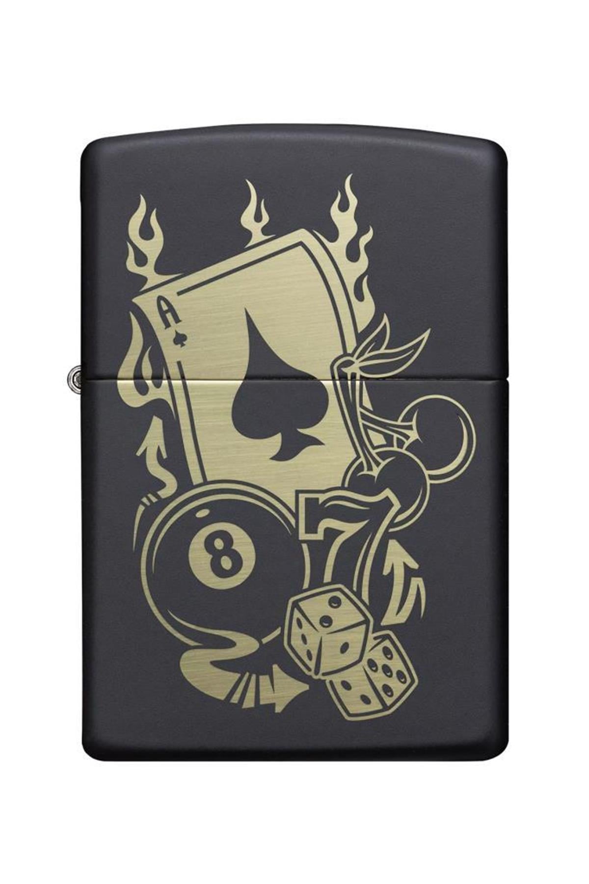 TR5312,Zippo Çakmak 49257-083354 218 Gambling Design