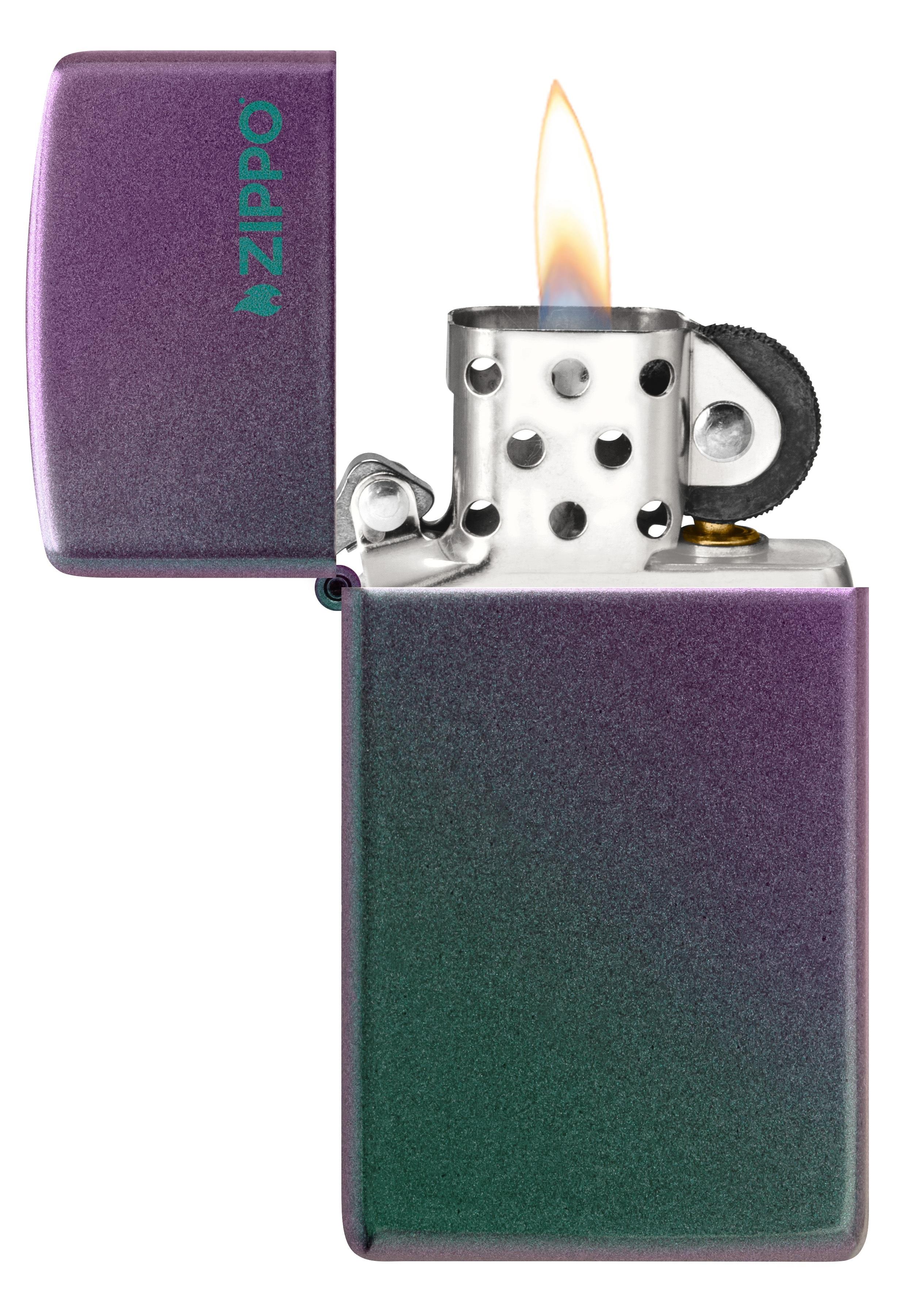 TR8543,Zippo Çakmak 49267 Slim Iridescent Zippo Logo 49267ZL-087051