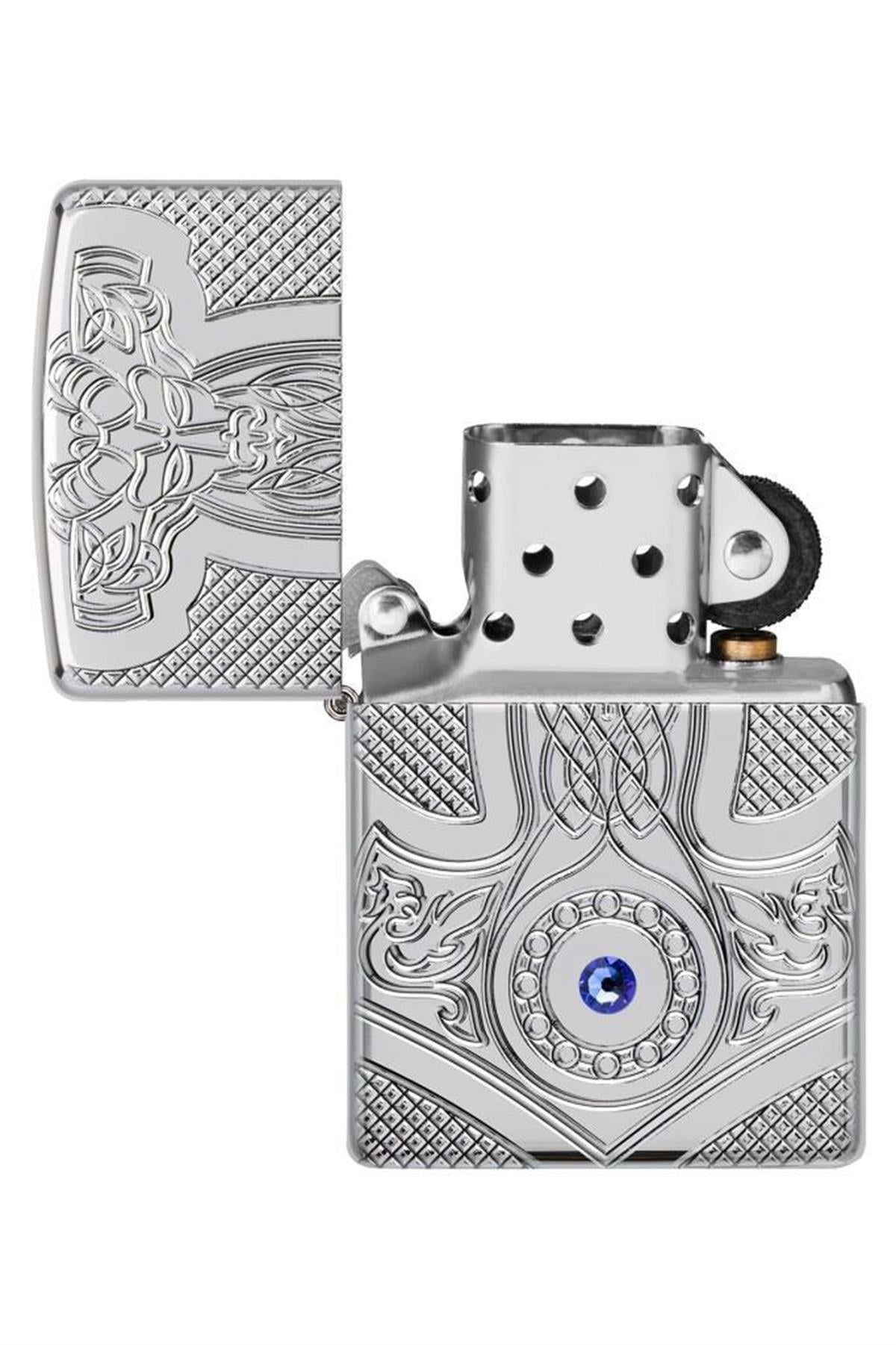 TR5457,Zippo Çakmak 49289-083565 167 Medieval Design