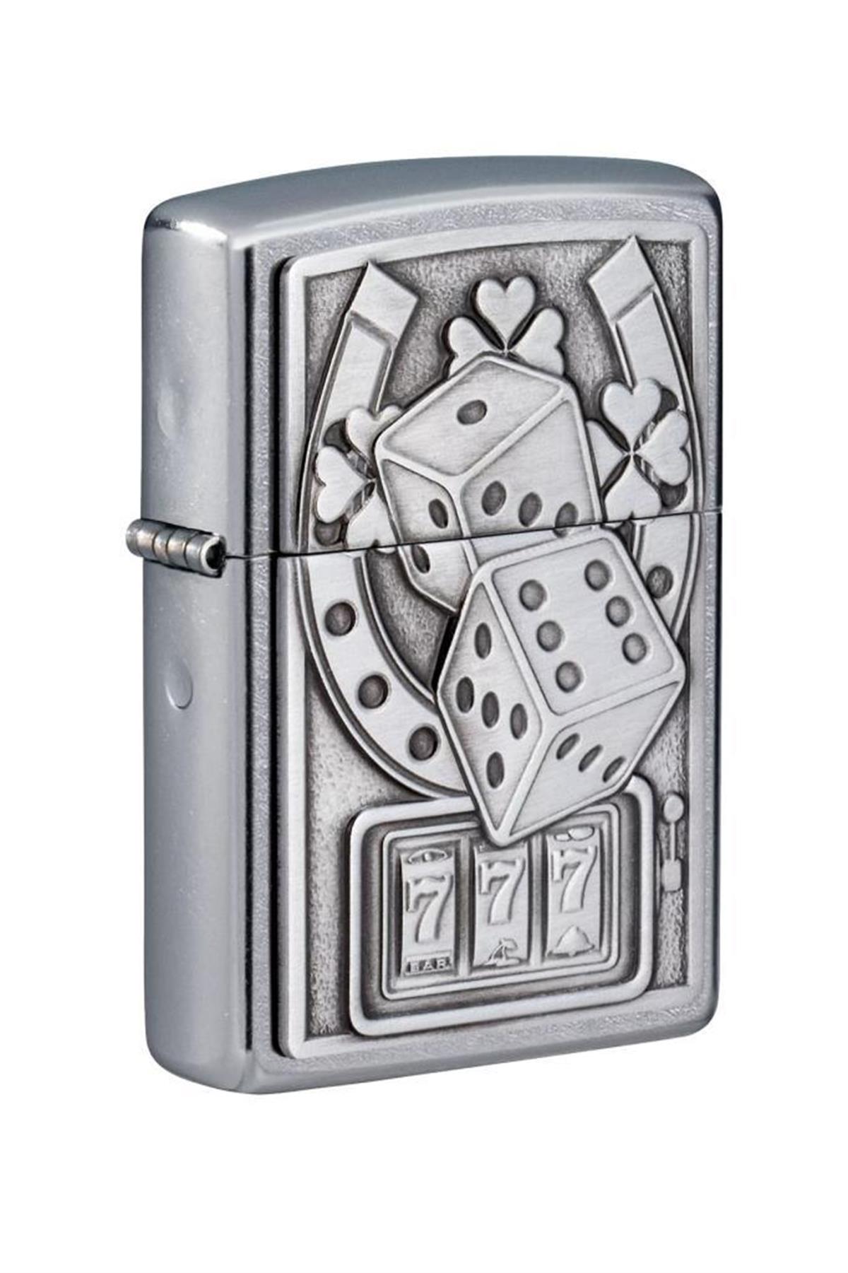 TR5350,Zippo Çakmak 49294-083353 207 Lucky Seven Emblem