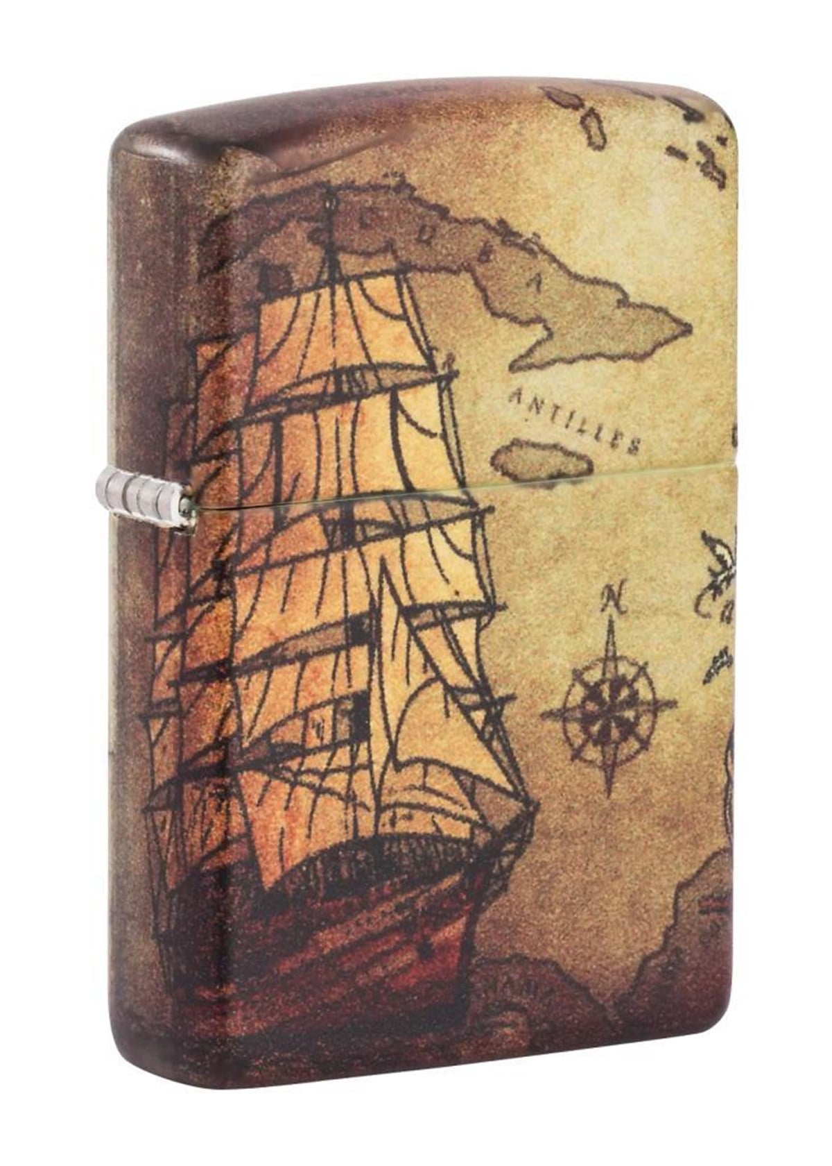 TR3446,Zippo Çakmak 49352 Pirate Ship Design 49355-083350