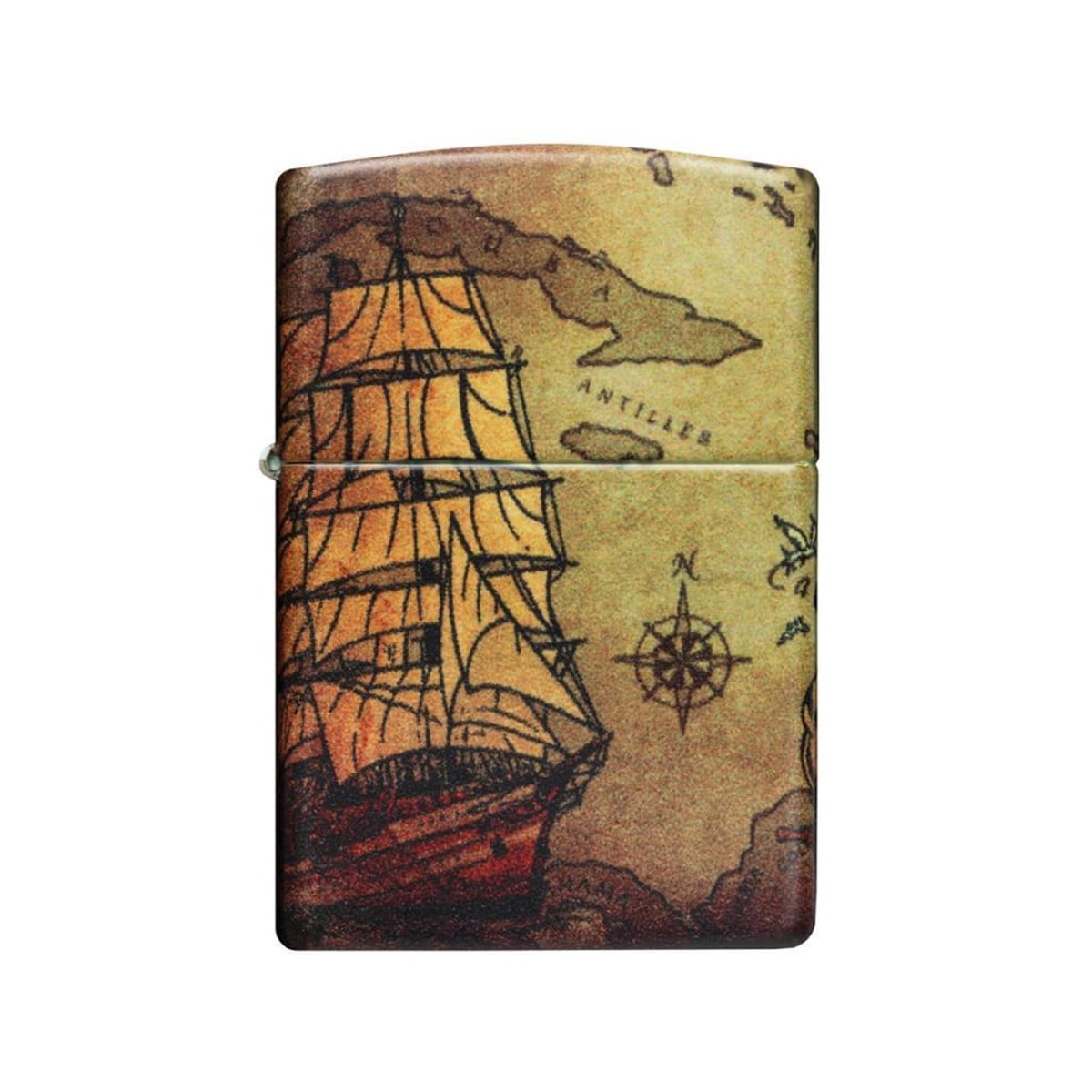 TR3446,Zippo Çakmak 49352 Pirate Ship Design 49355-083350