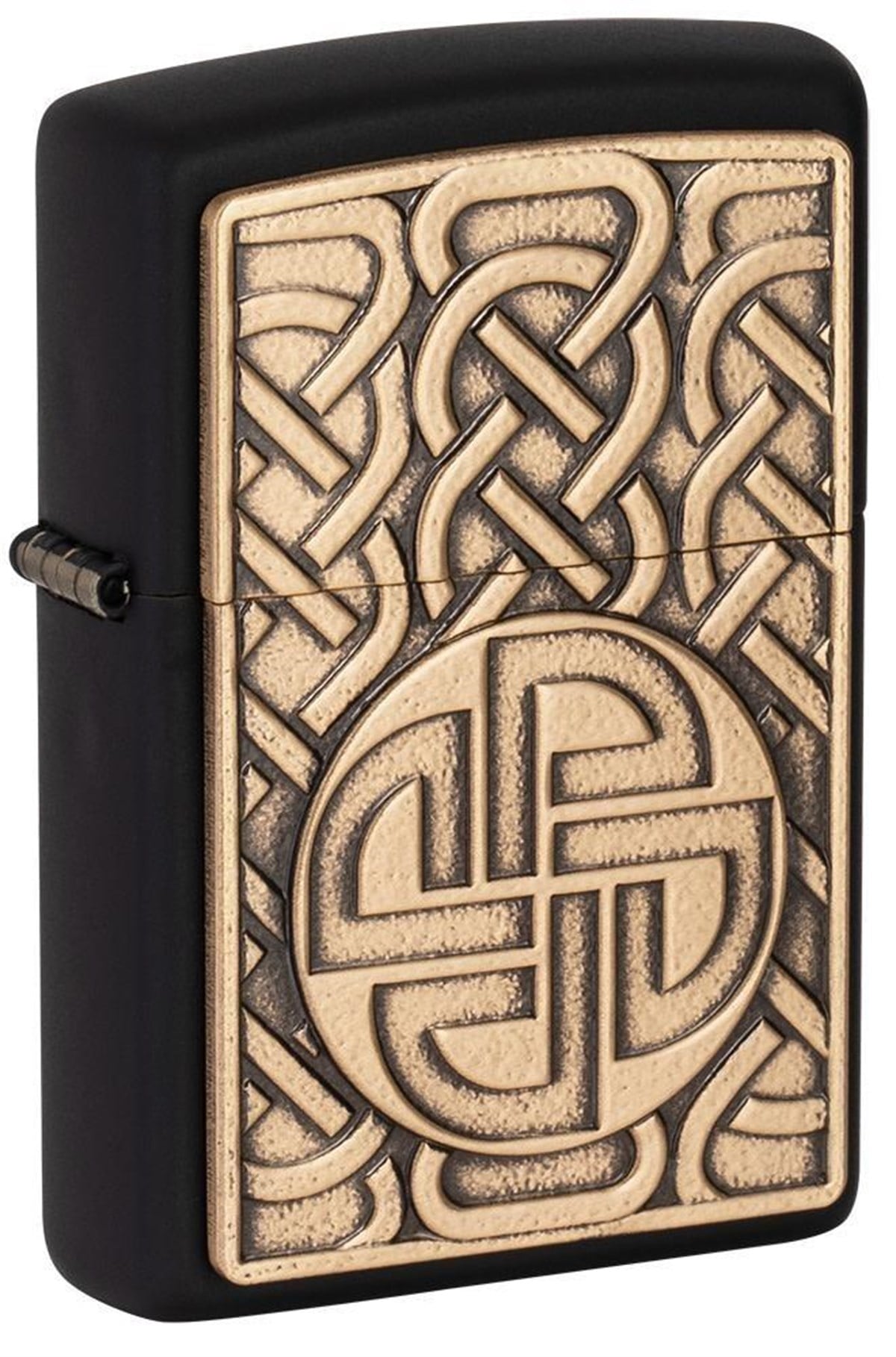 TR3202,Zippo Çakmak 49358 Norse Antique Brass Emblem 49538-089359