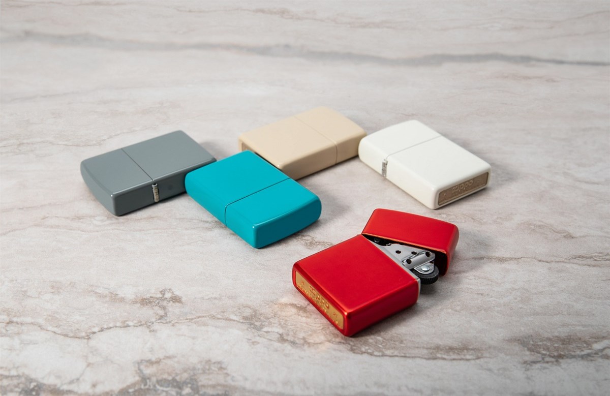 TR4877,Zippo Çakmak 49454-086819 Regular Flat Turquoise